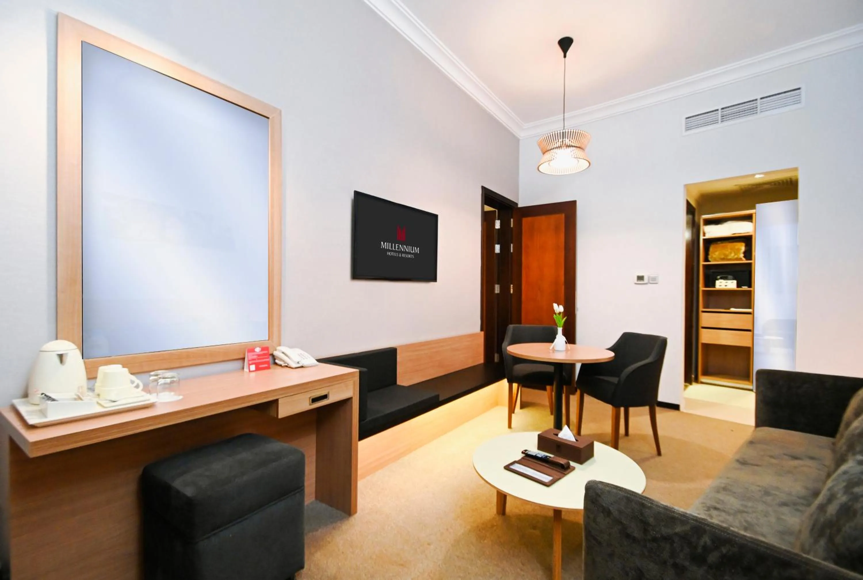 Living room in M Hotel Al Dana Makkah by Millennium