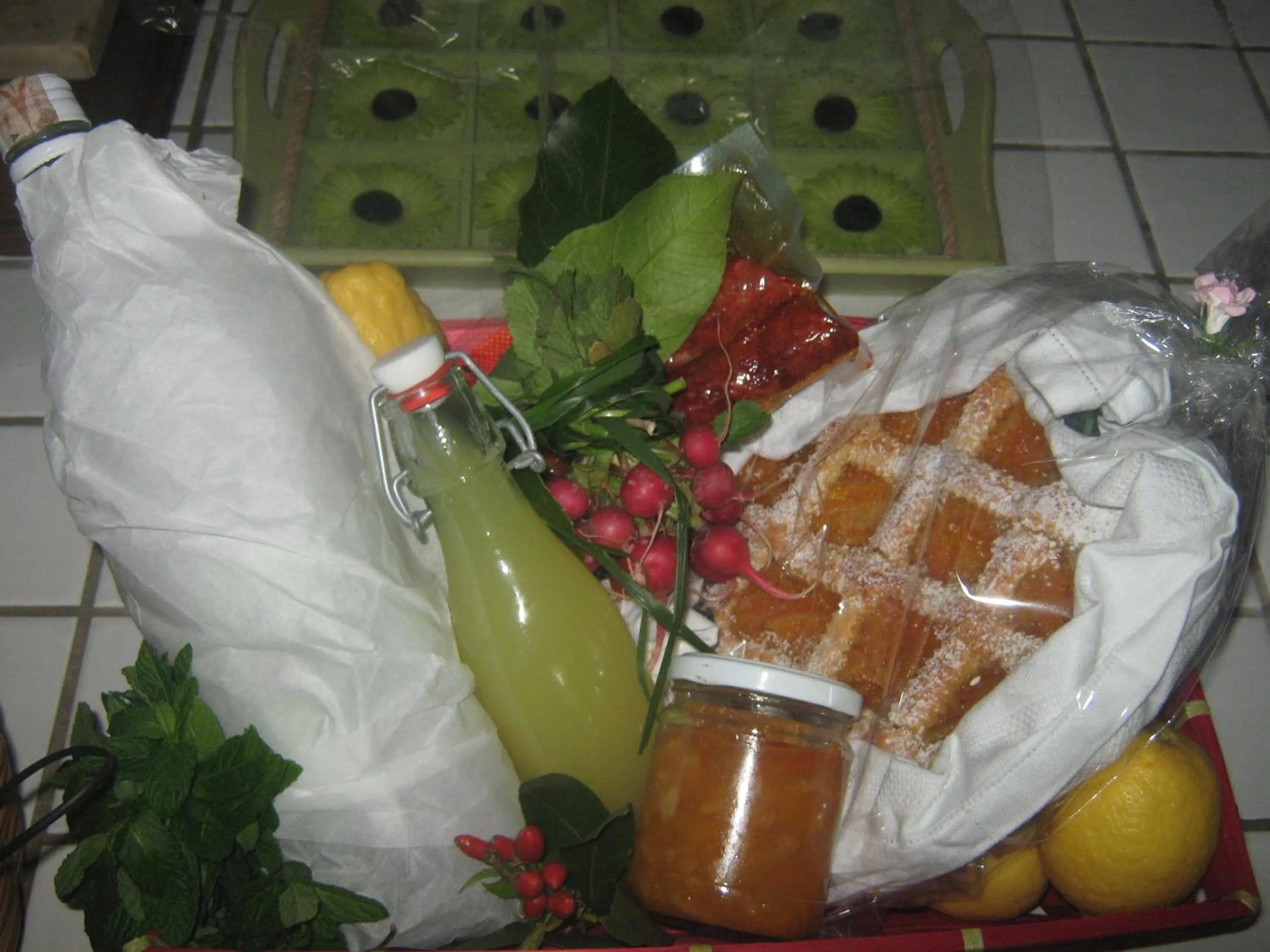 Food and drinks in B&B La Torretta