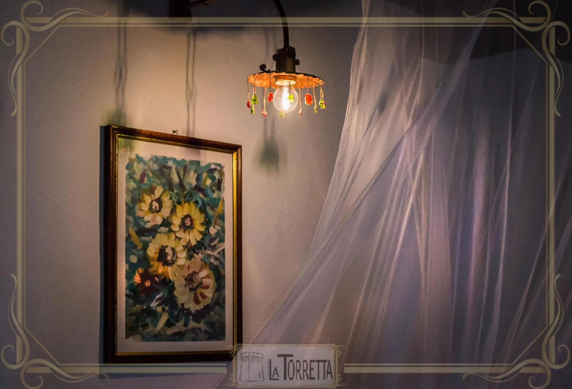 Decorative detail in B&B La Torretta