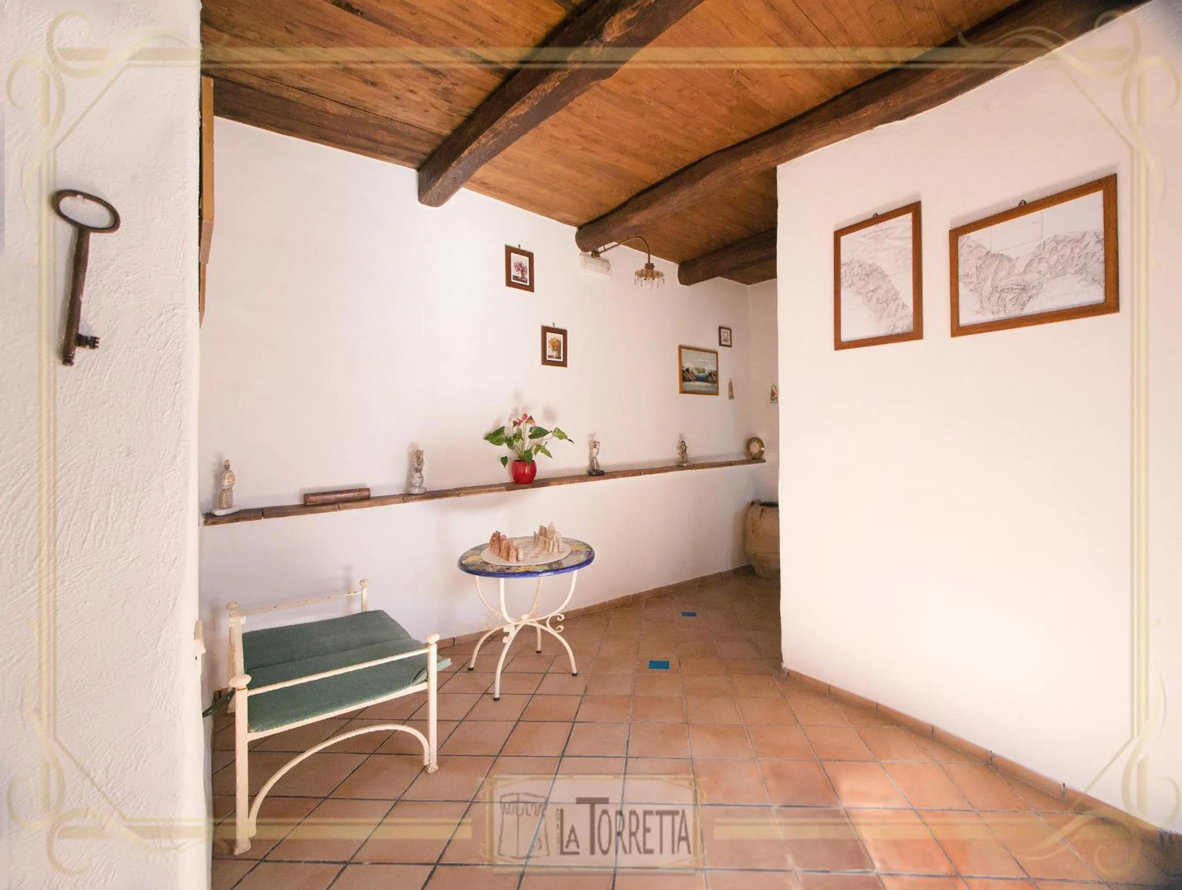 Decorative detail in B&B La Torretta