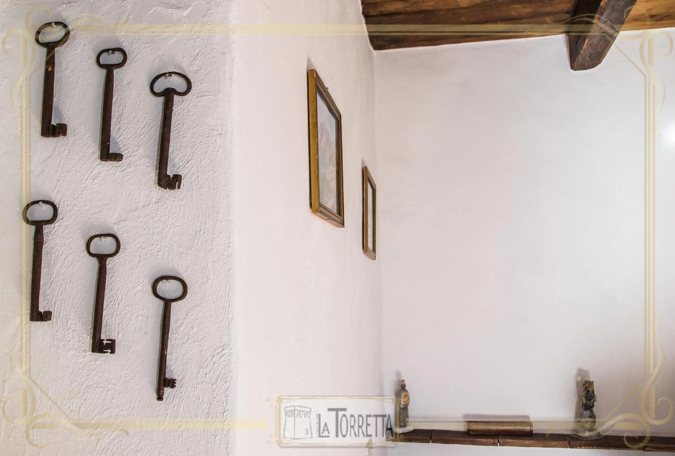 Decorative detail in B&B La Torretta