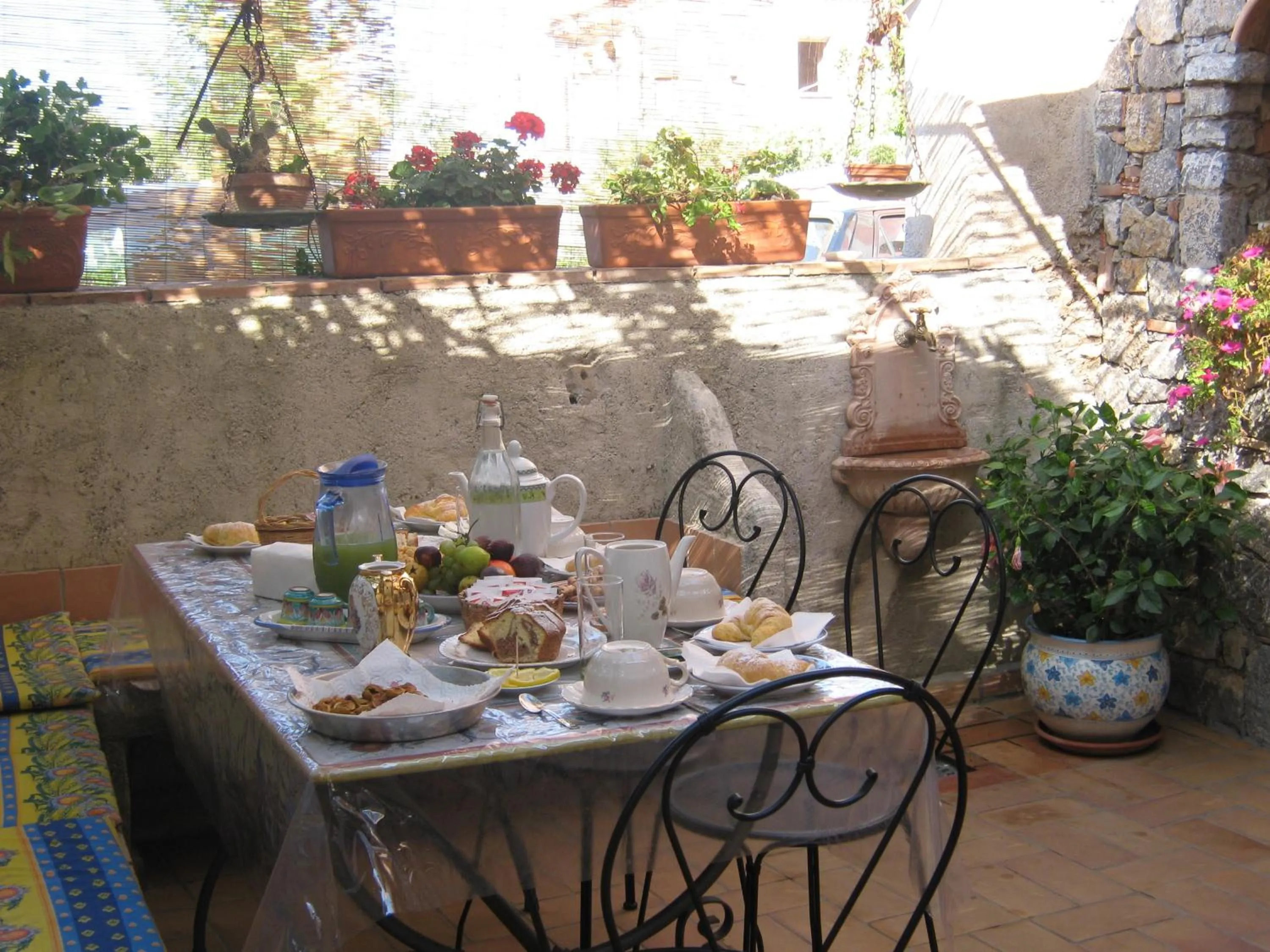Patio in B&B La Torretta