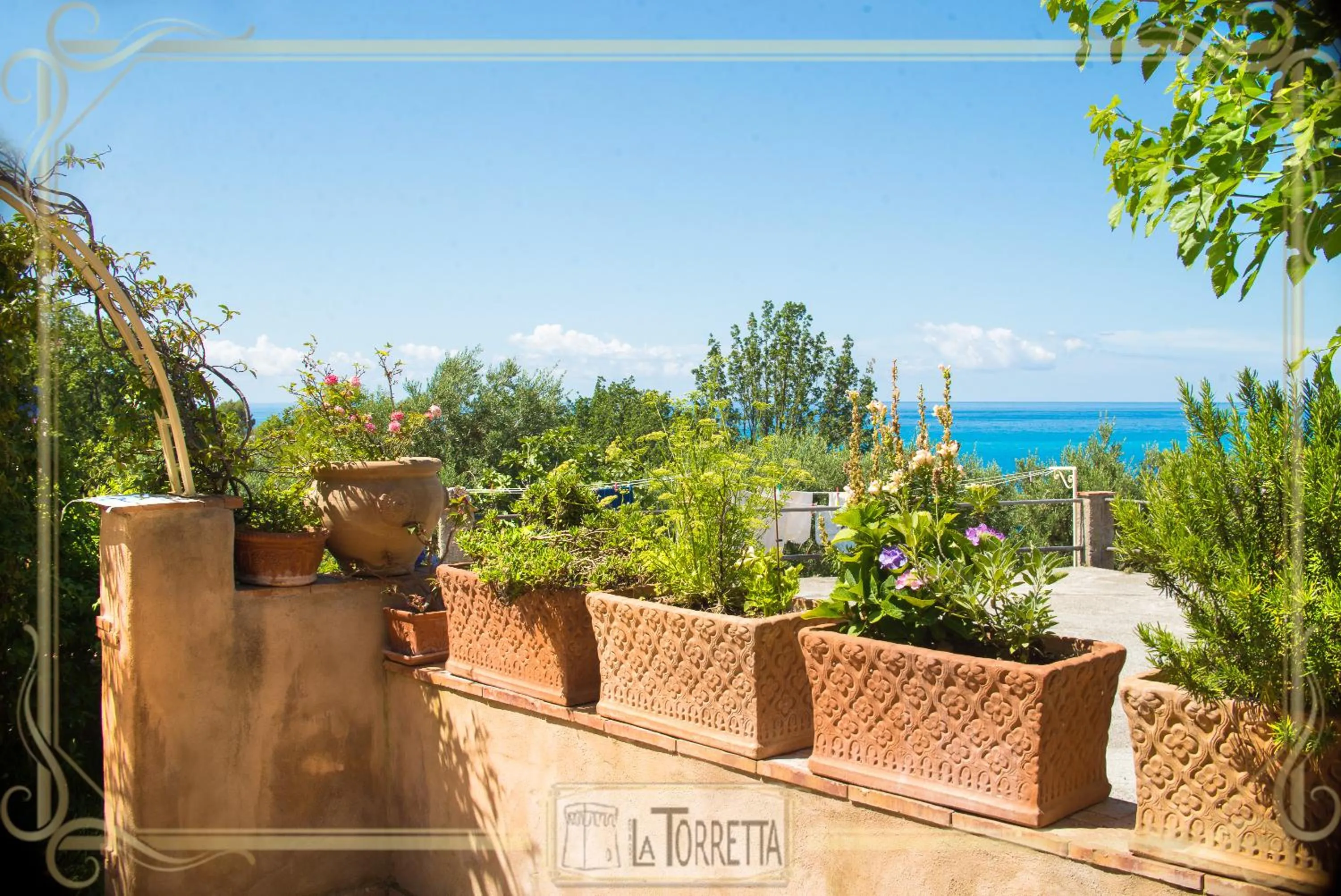 Sea view in B&B La Torretta