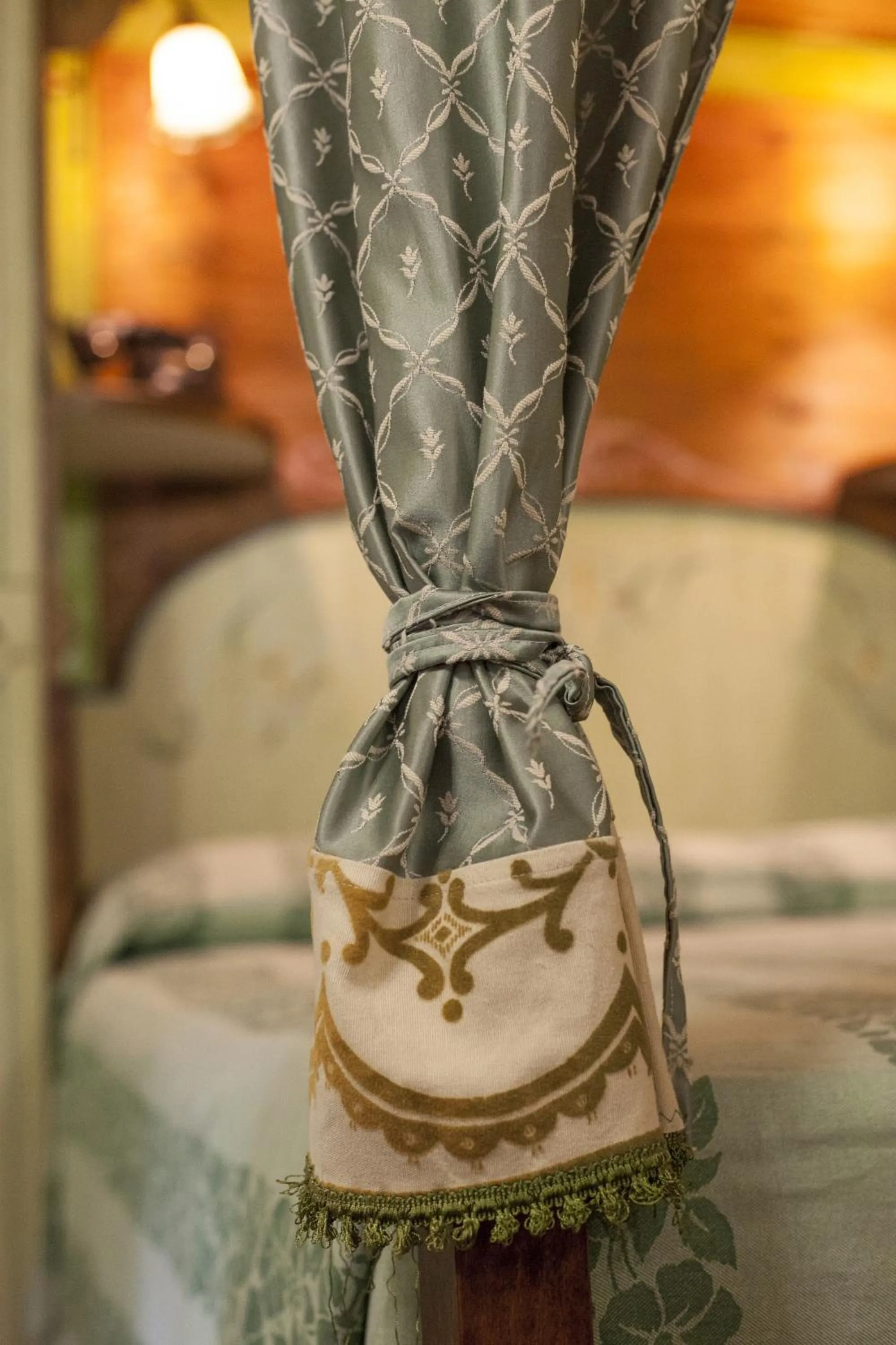 Decorative detail, Bed in Hotel Villino Della Flanella