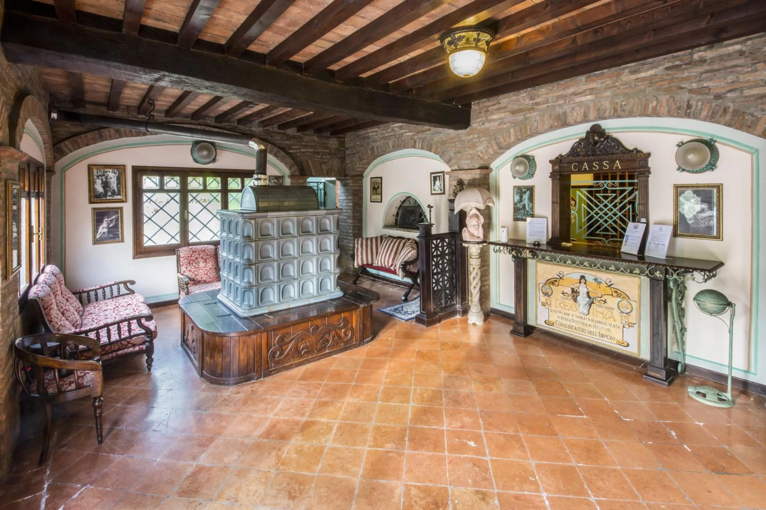 Lobby or reception in Hotel Villino Della Flanella