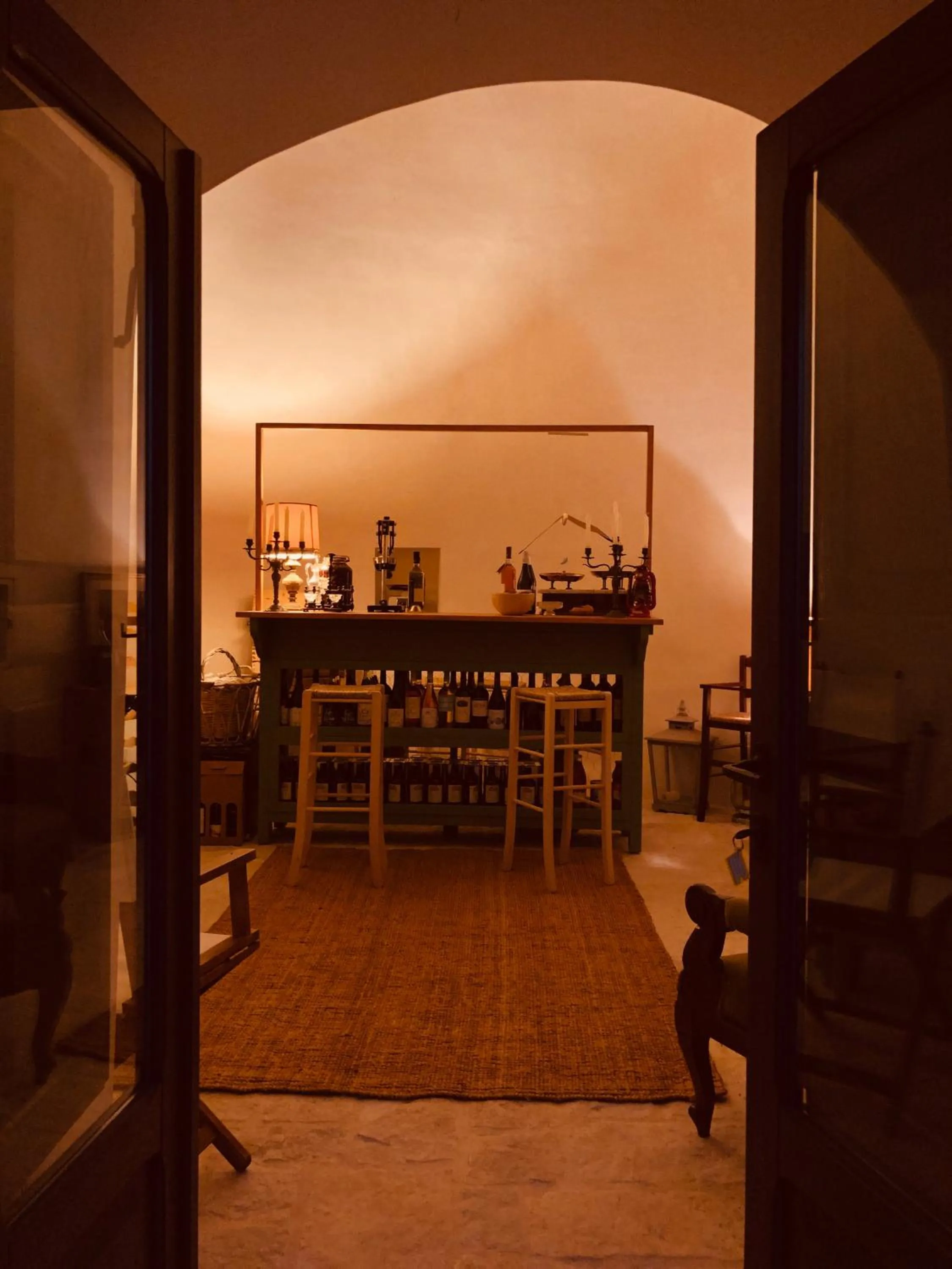 Lounge or bar in Masseria Fenicia