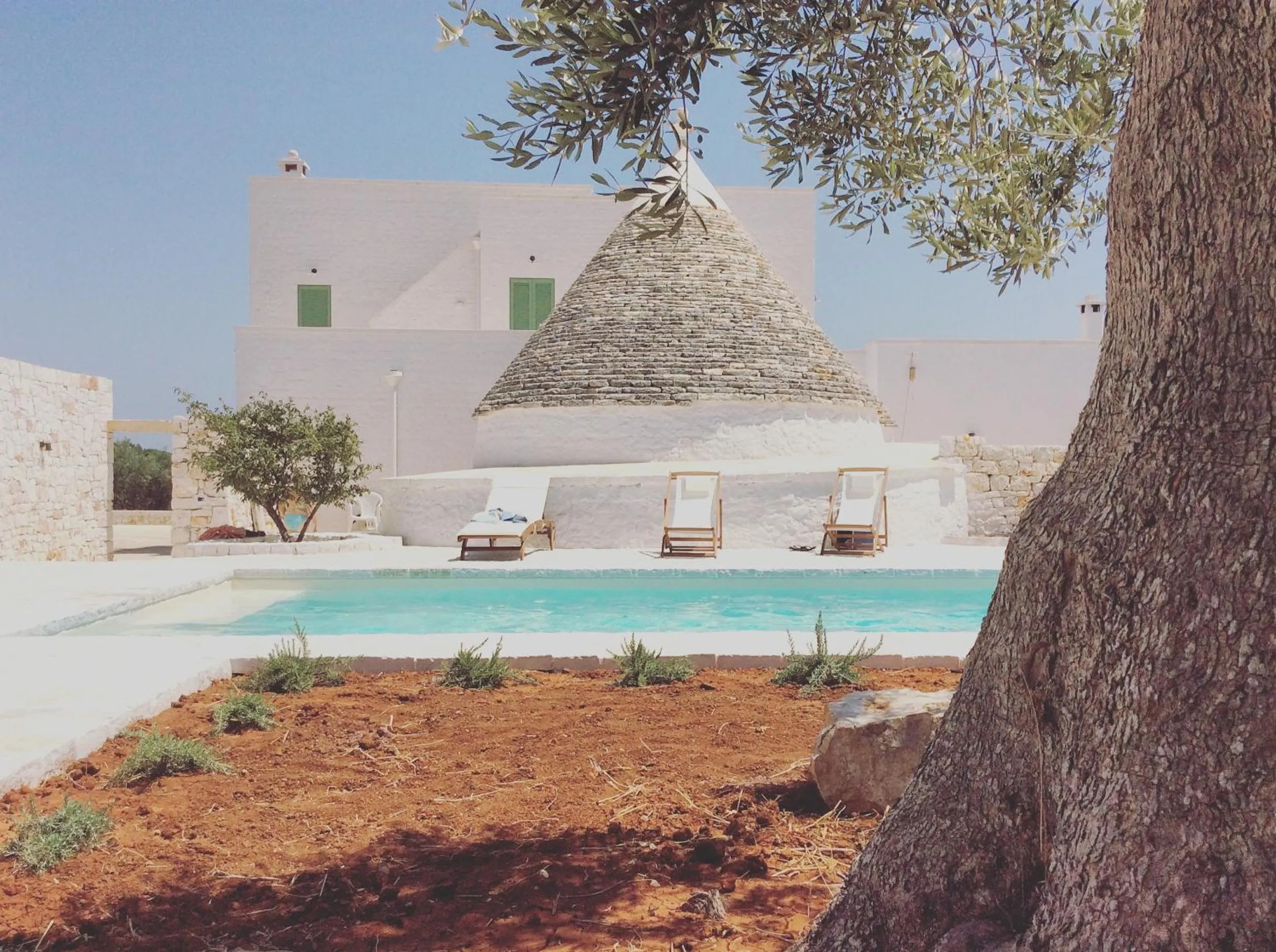 Swimming pool in Masseria Fenicia