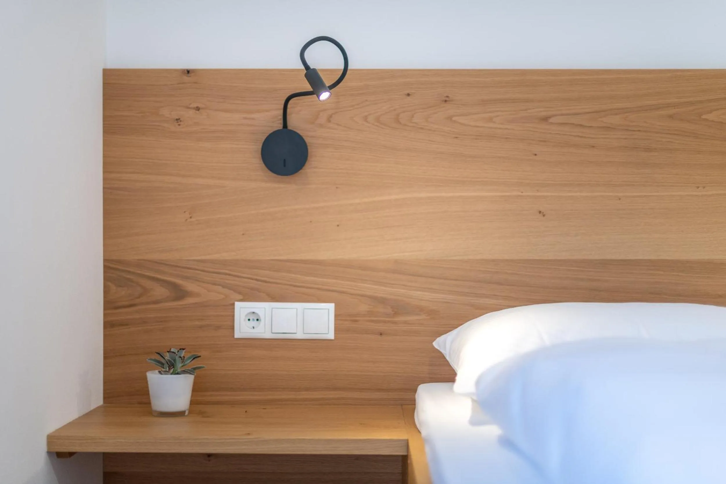 Bed in Pension Gruenwald