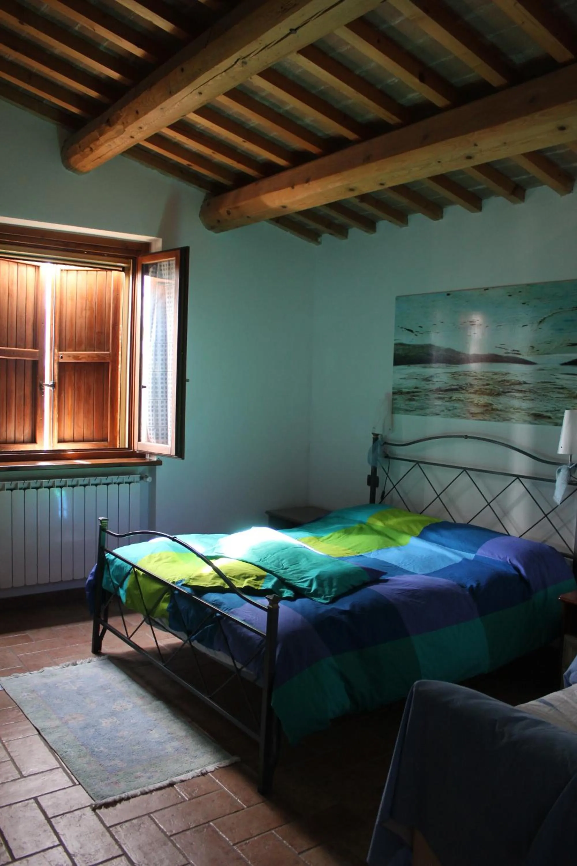 Double Room with Mountain View in Agriturismo La Valle del Vento Urbino