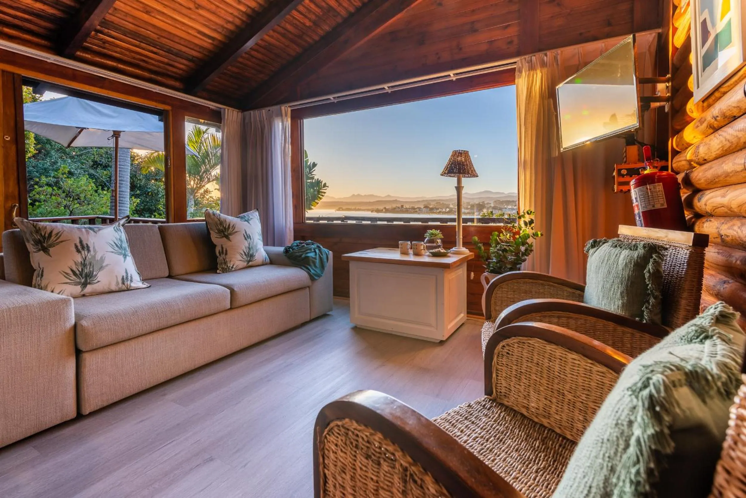 Living room in Under Milkwood Resort