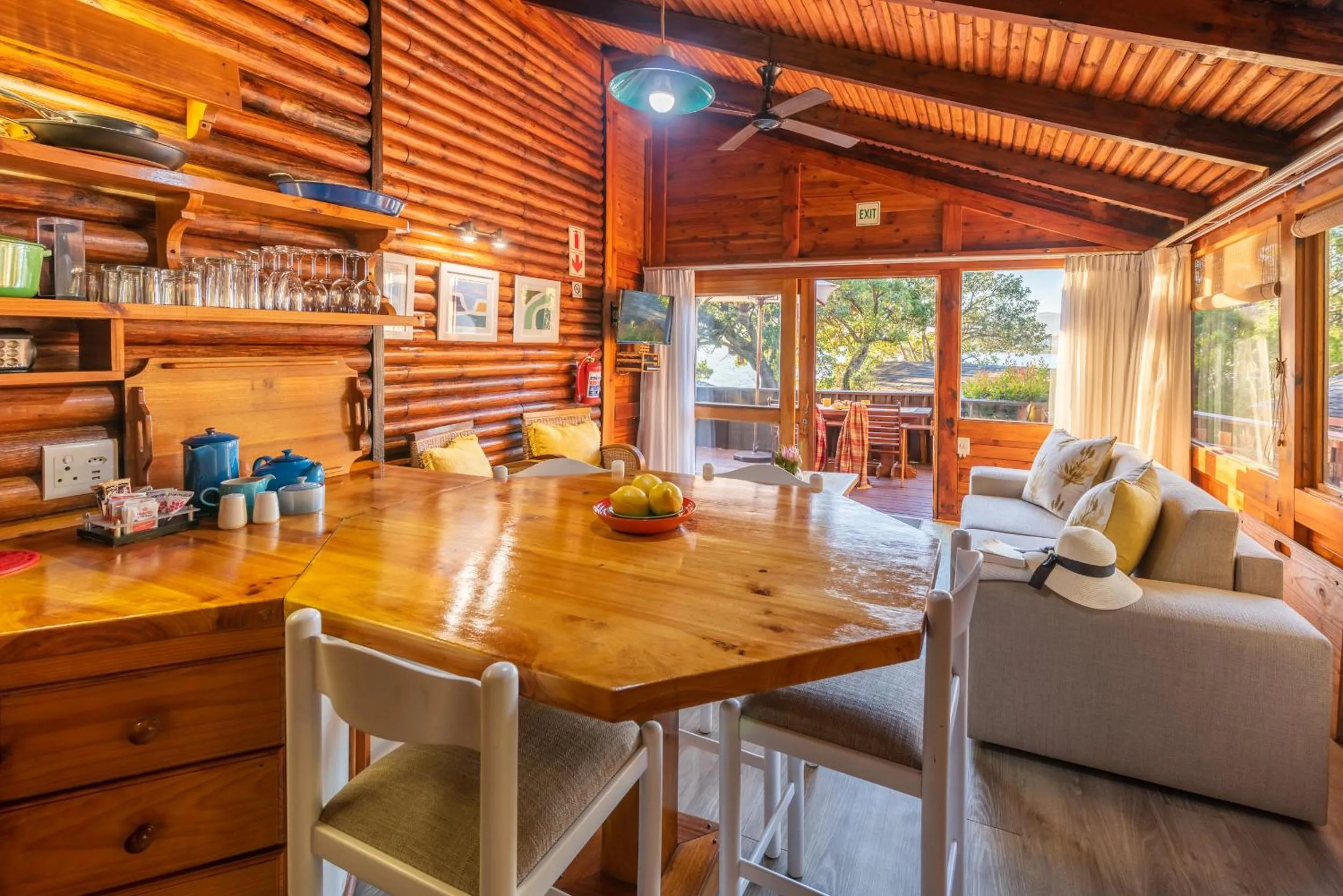 Living room in Under Milkwood Resort