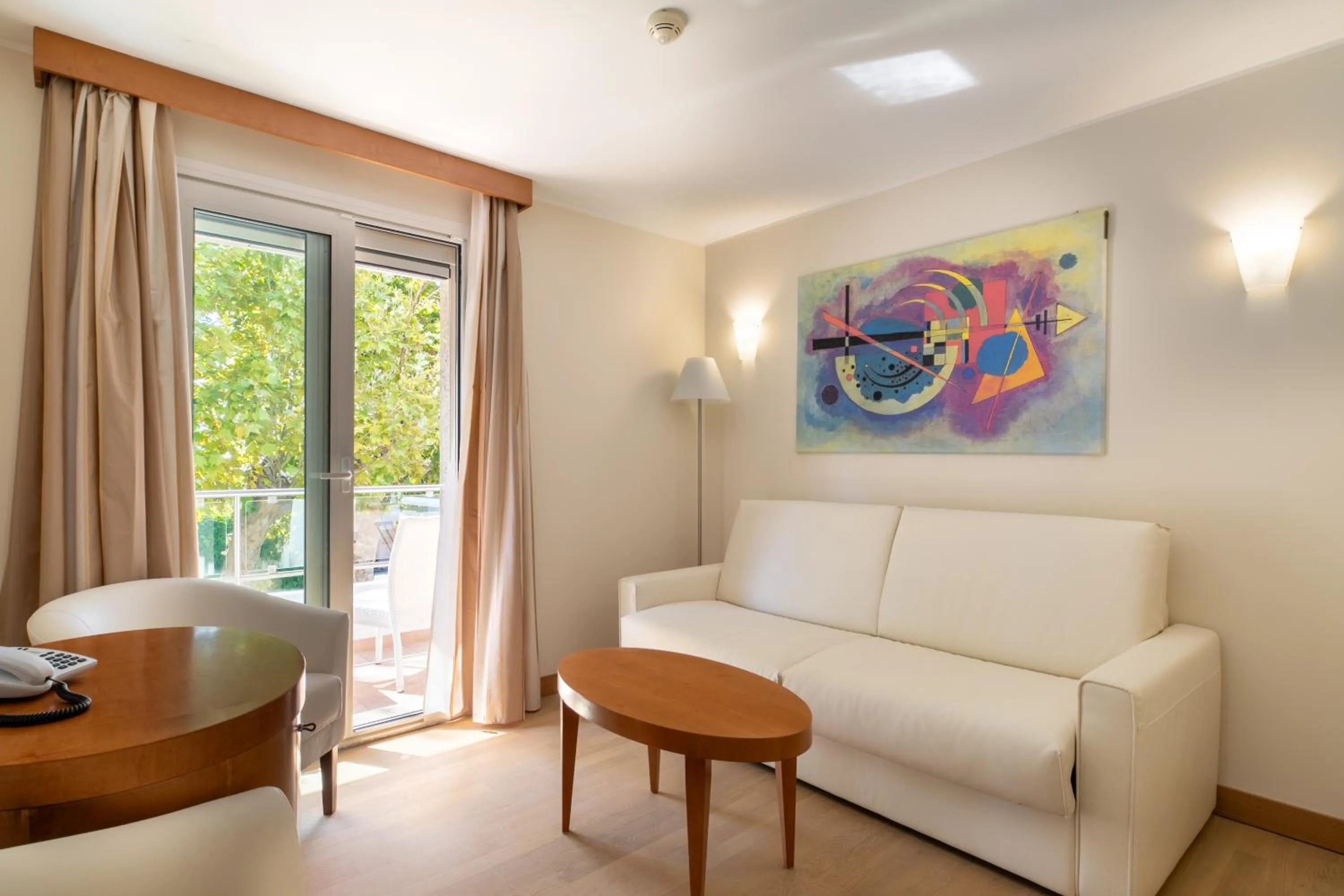 Seating area in Hotel Villa Doimo