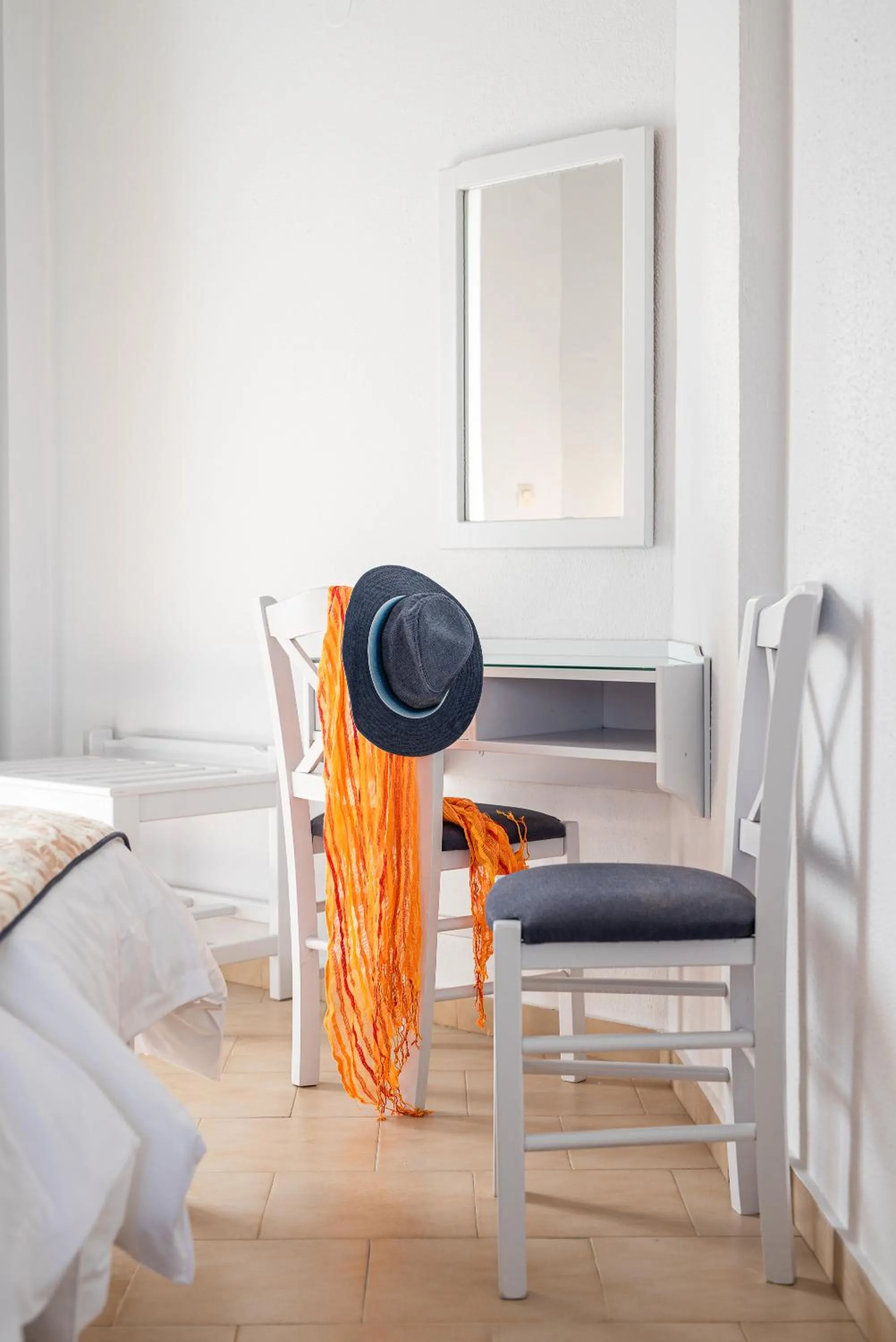 Bedroom, Bed in Mrs Chryssana Beach Hotel