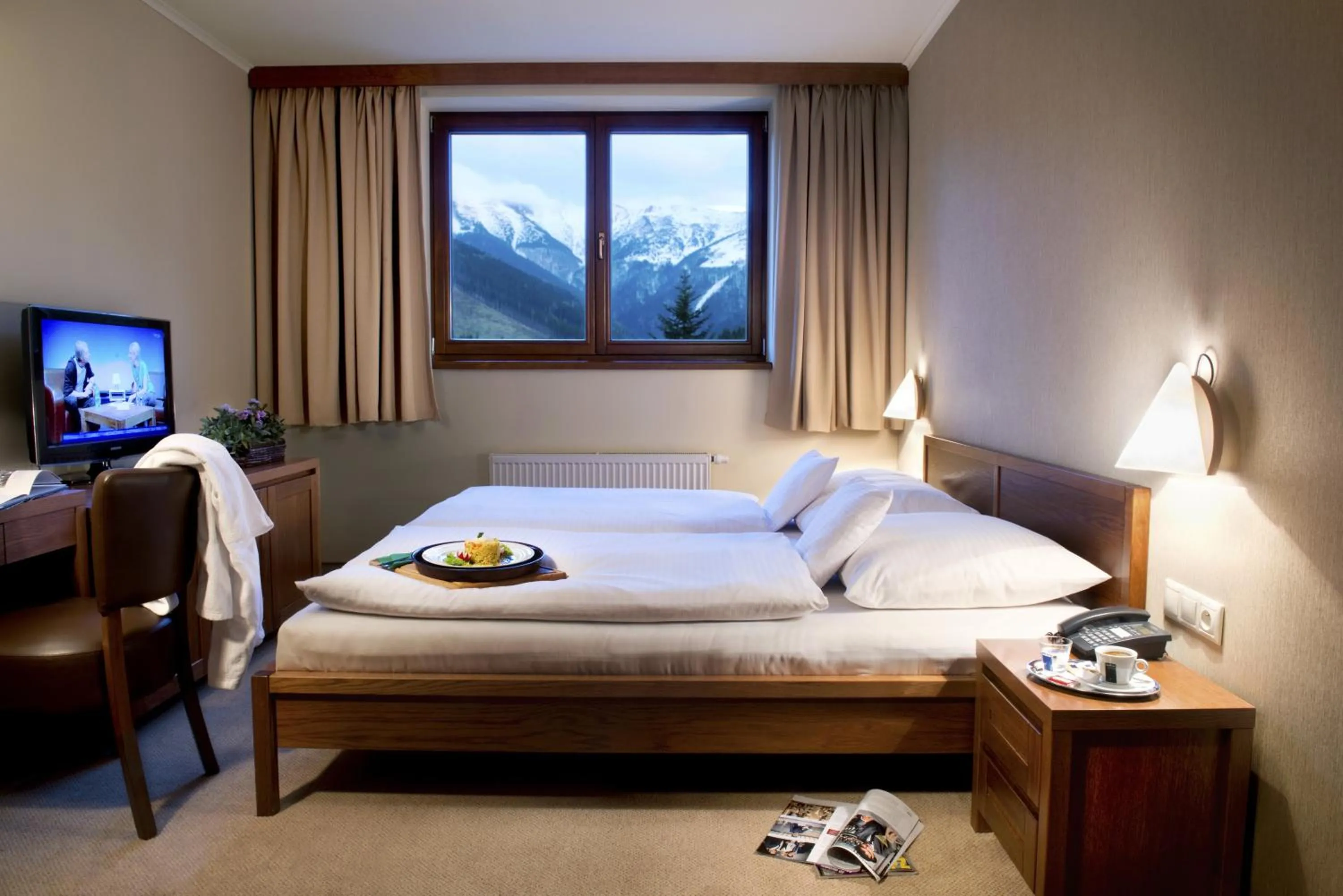 Bedroom, Bed in Hotel Rozsutec