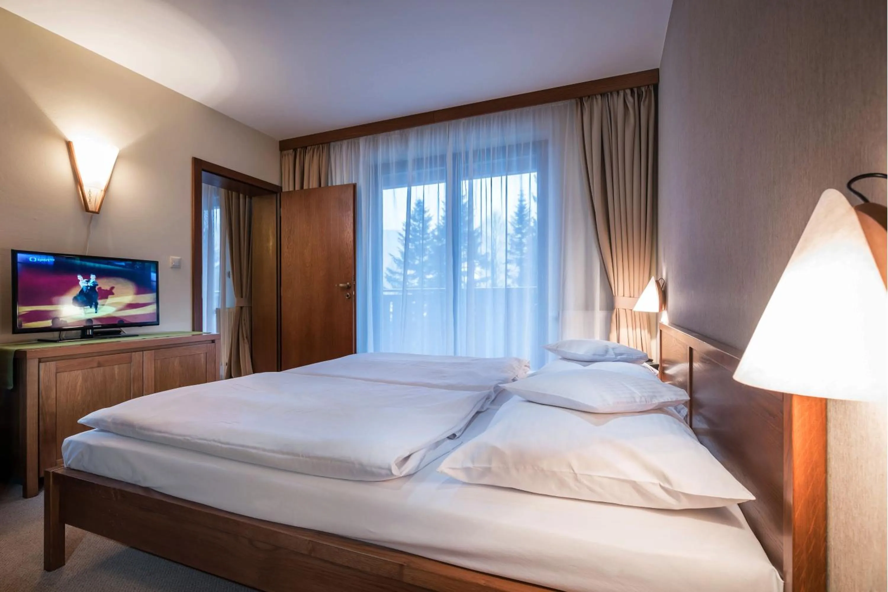 Bed in Hotel Rozsutec