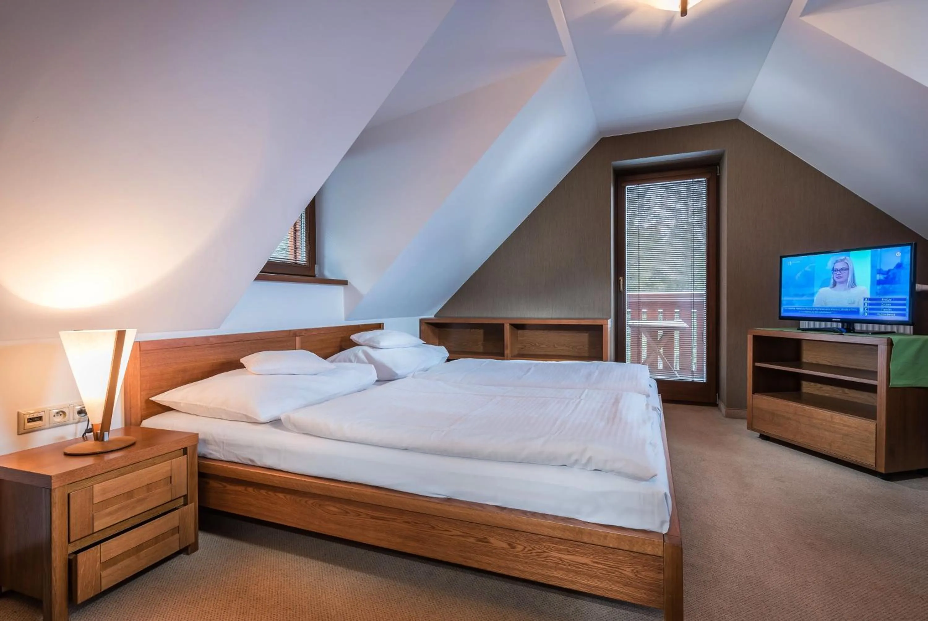 Bed in Hotel Rozsutec