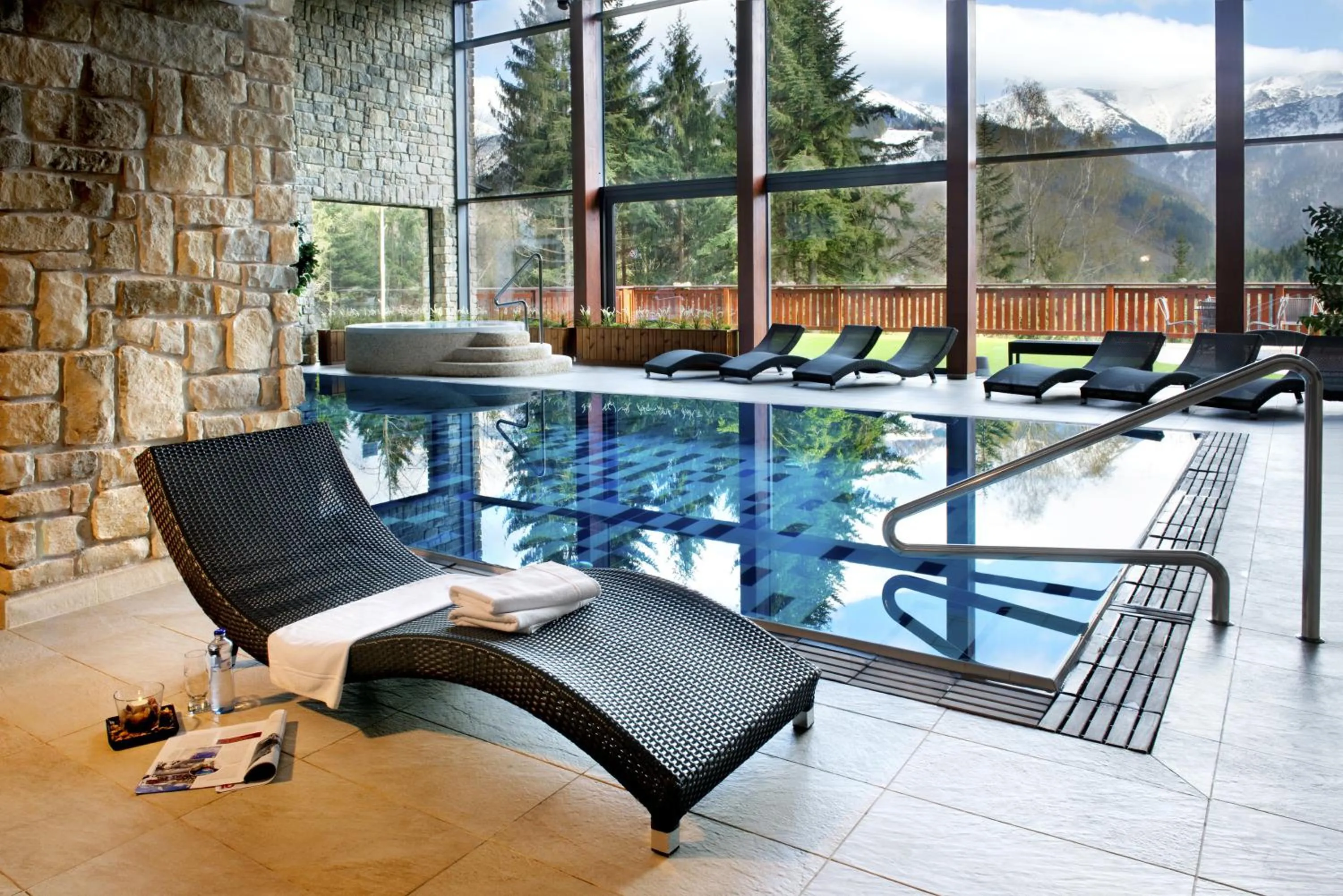 Swimming pool in Hotel Rozsutec