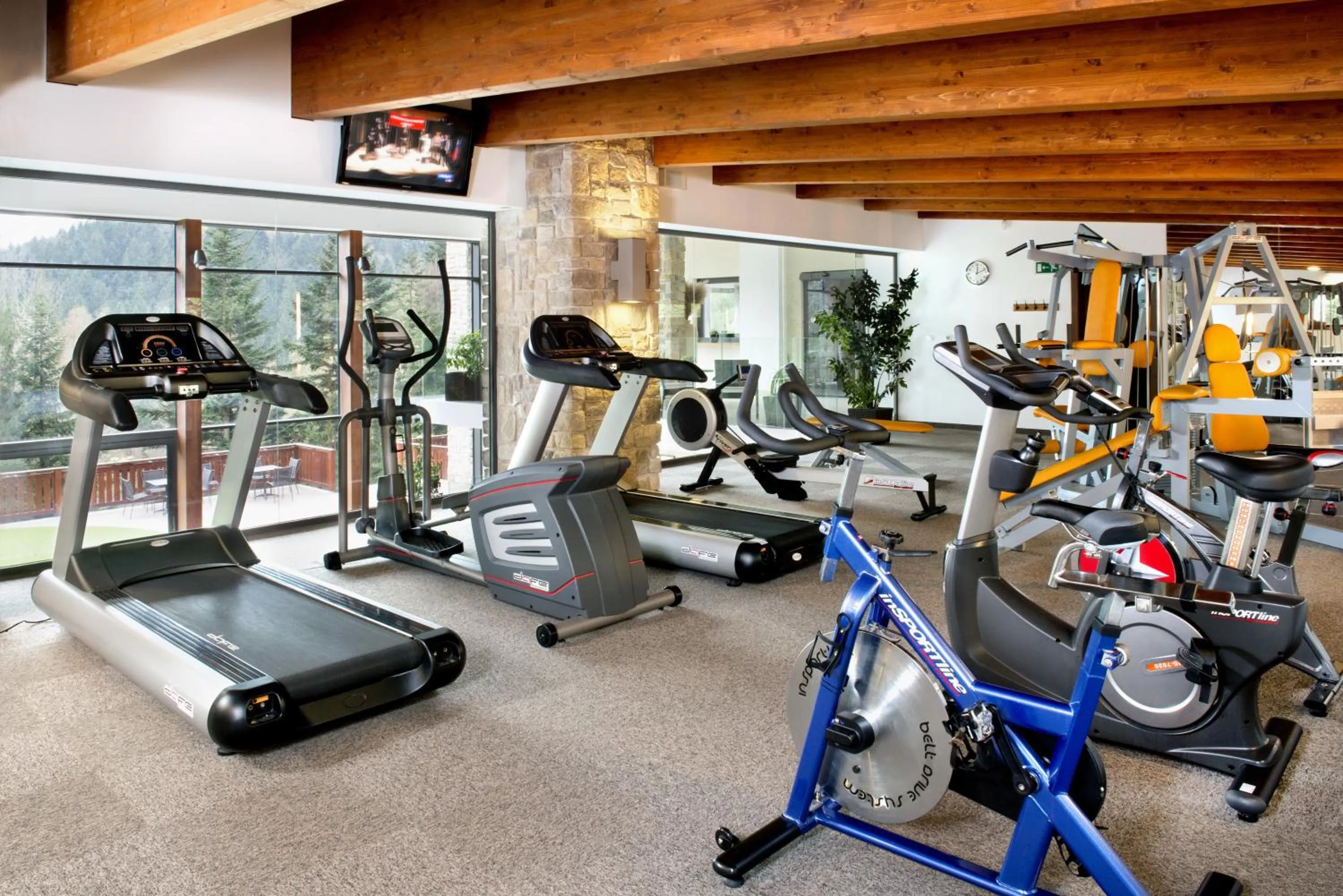 Fitness centre/facilities in Hotel Rozsutec