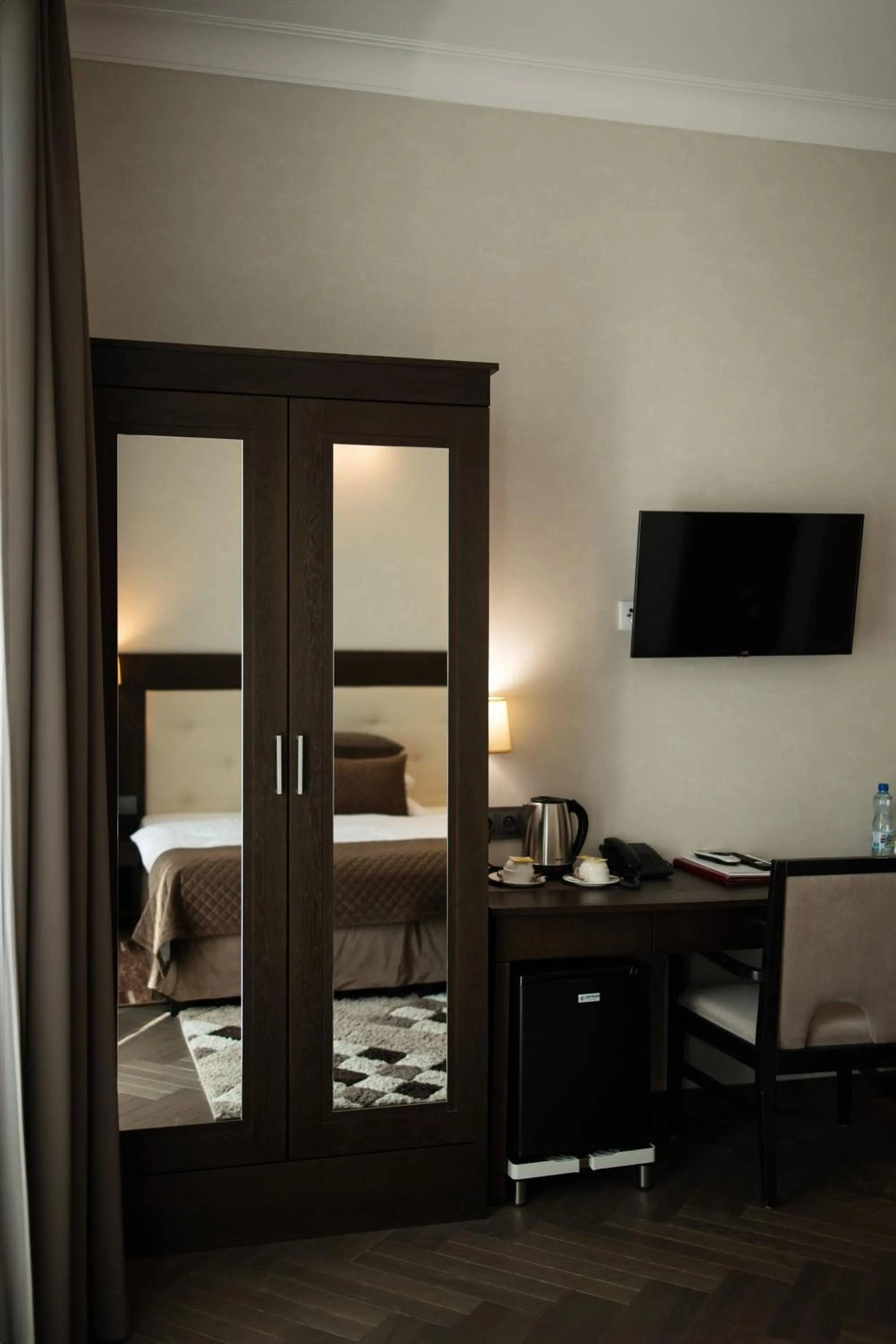 furniture, Bed in Red Baron Hotel & Restaurant