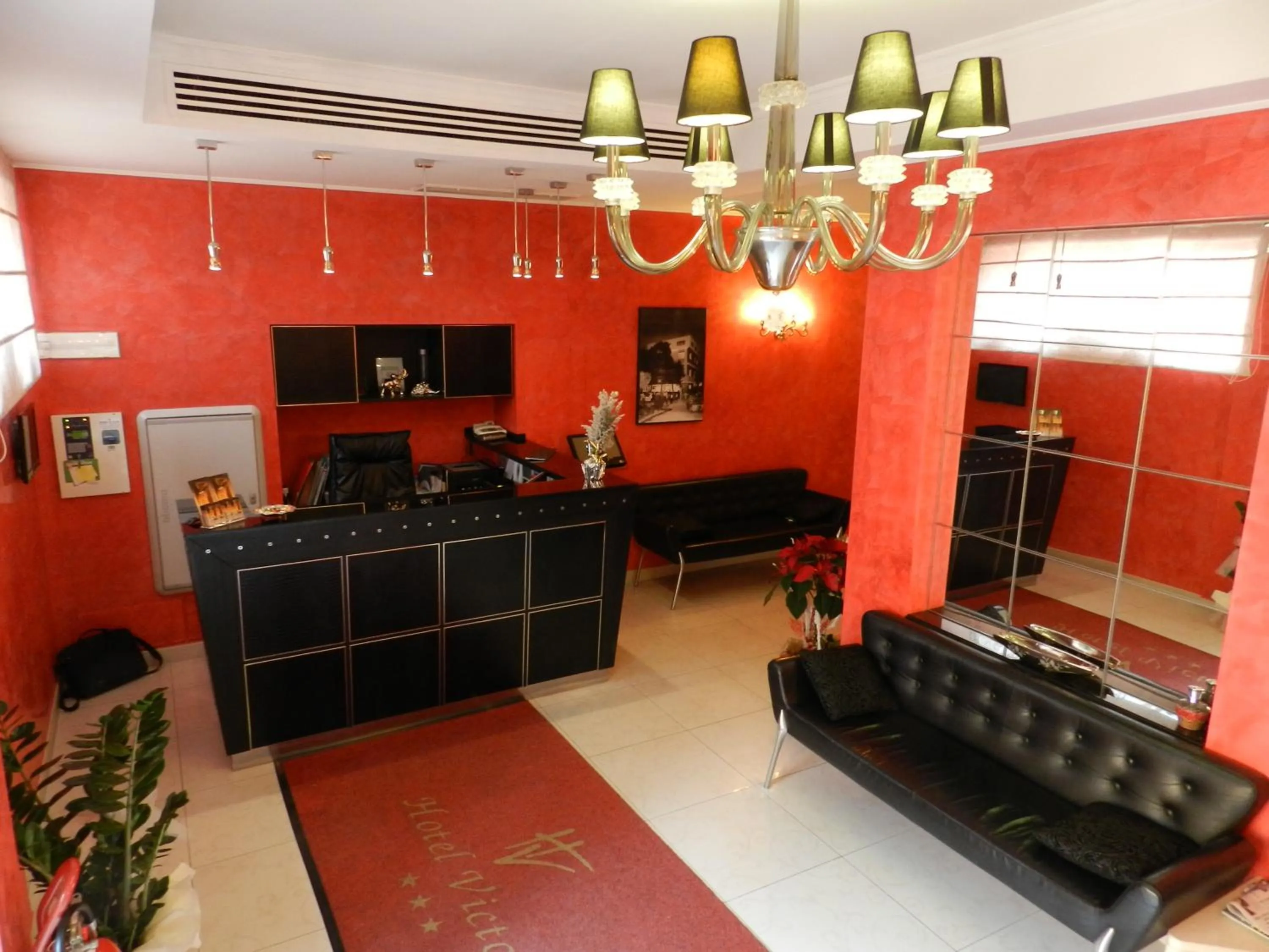 Lobby or reception in Hotel Victoria