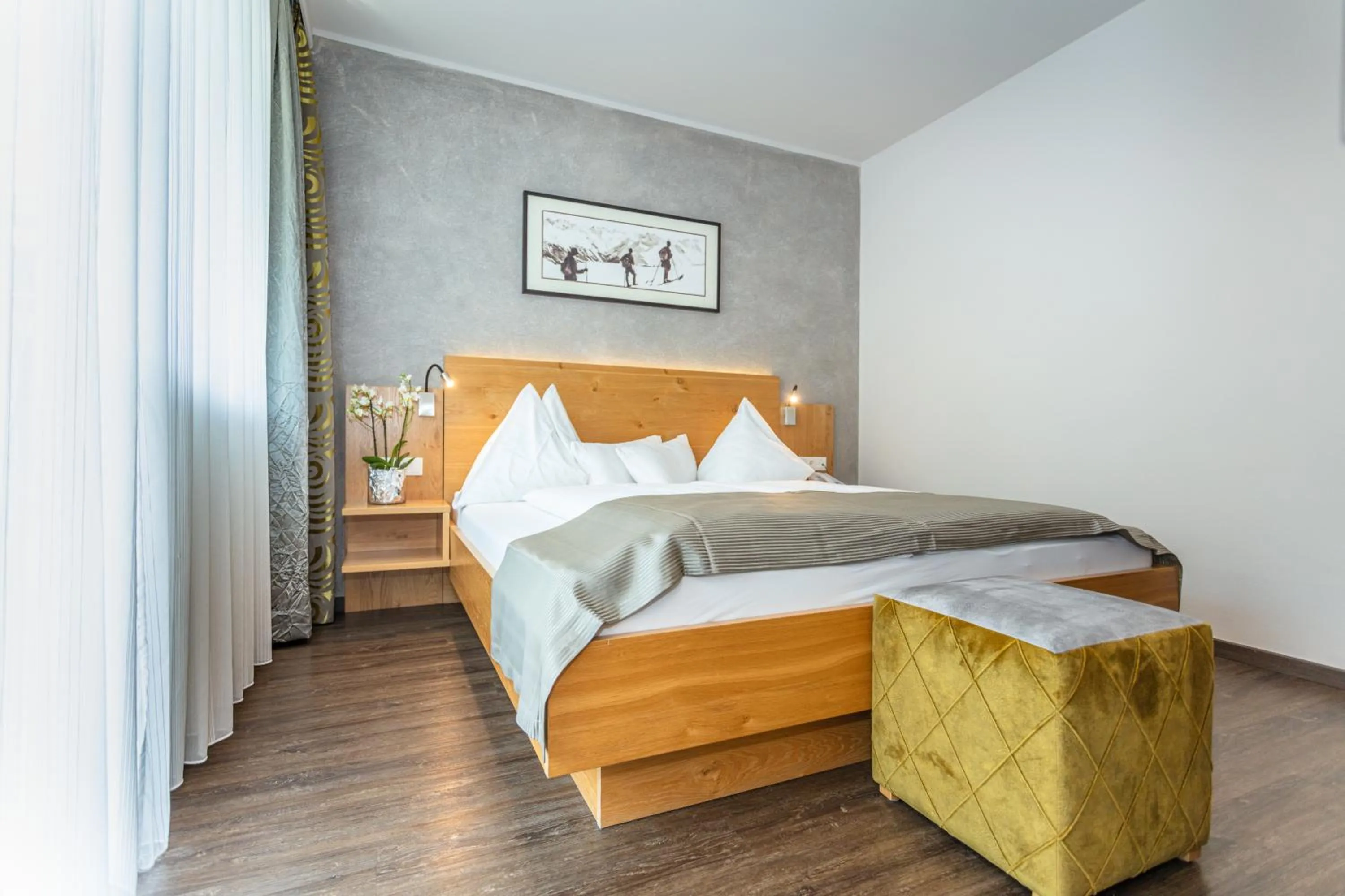 Bed in Hotel Almrausch