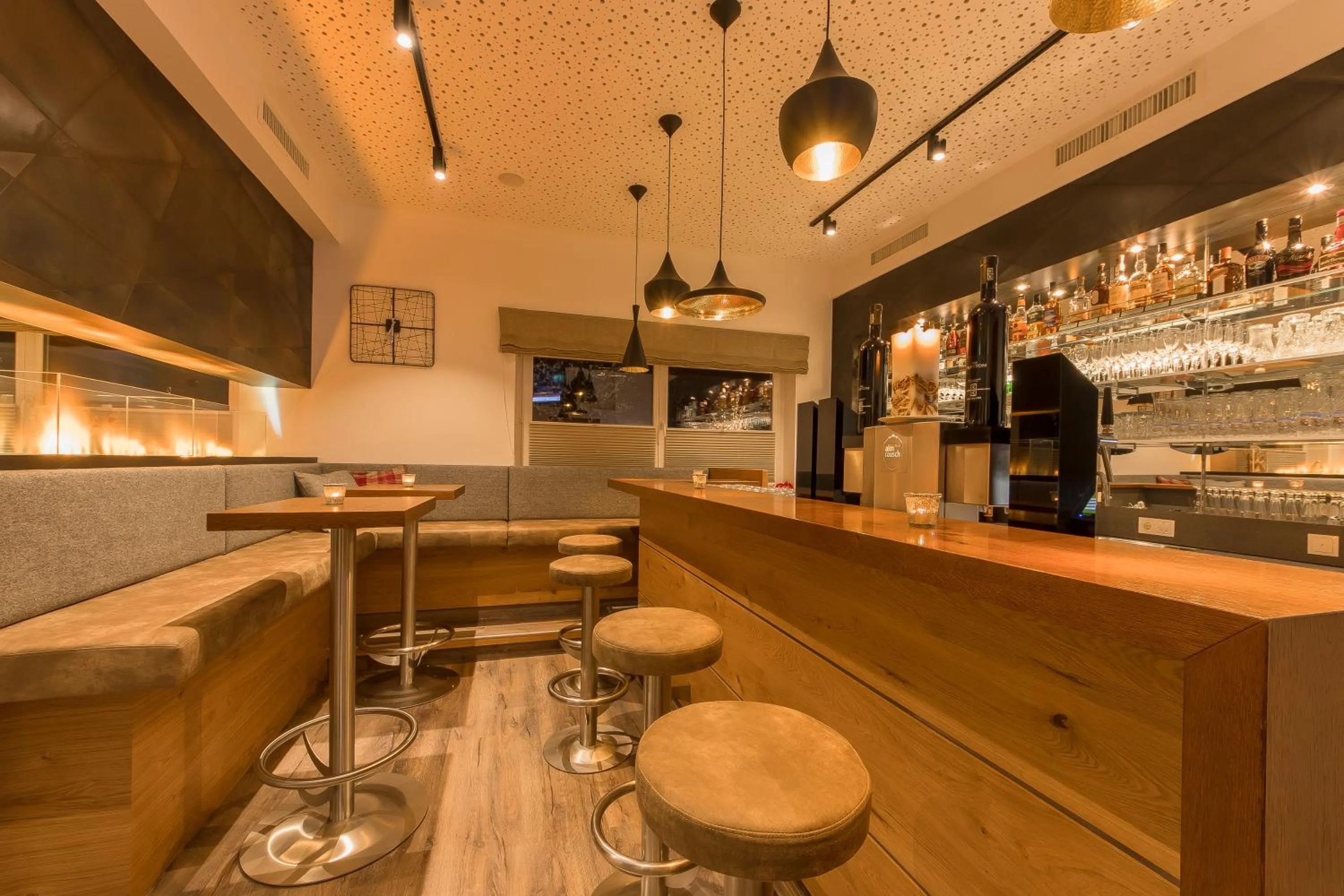 Lounge or bar in Hotel Almrausch