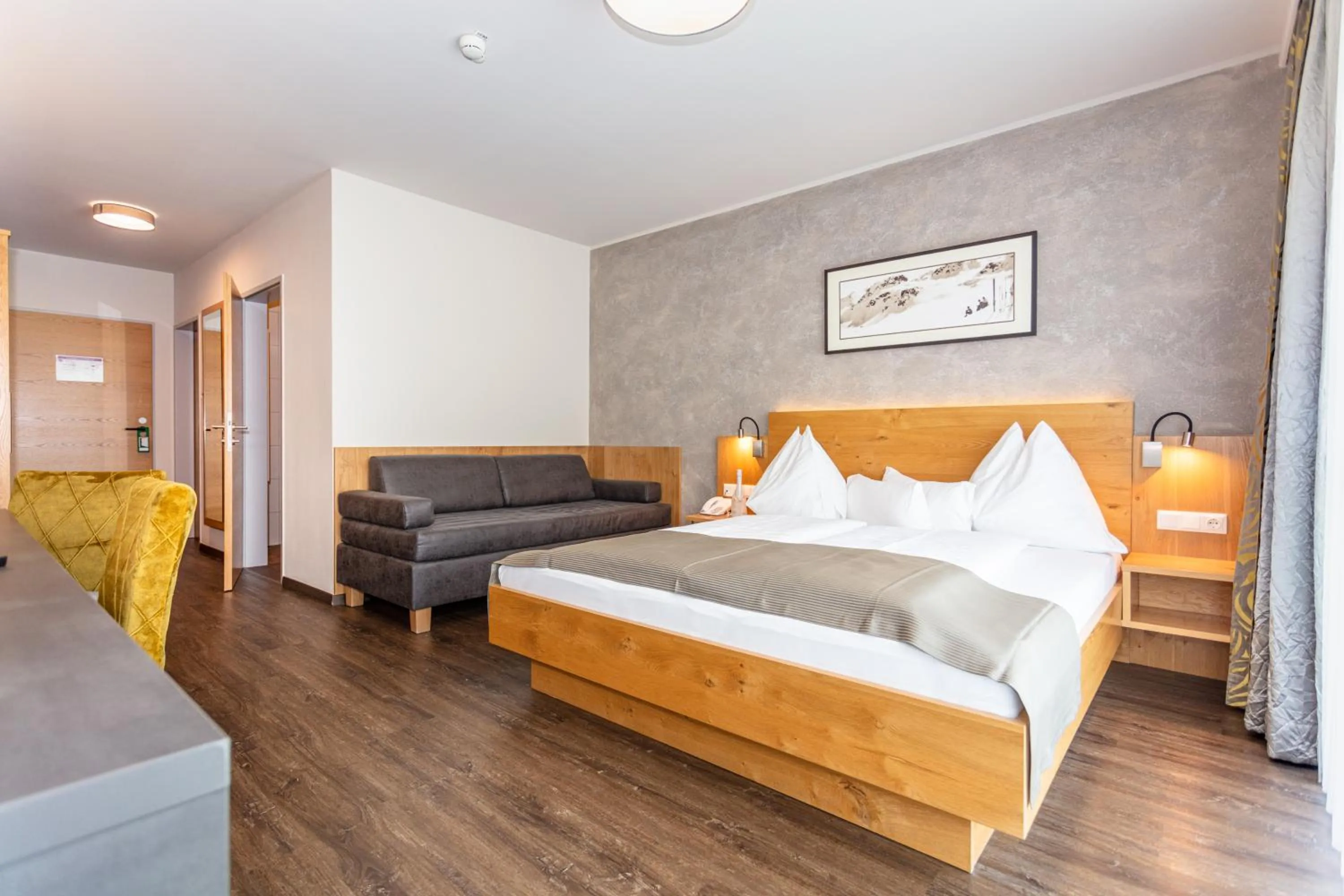 Bed in Hotel Almrausch