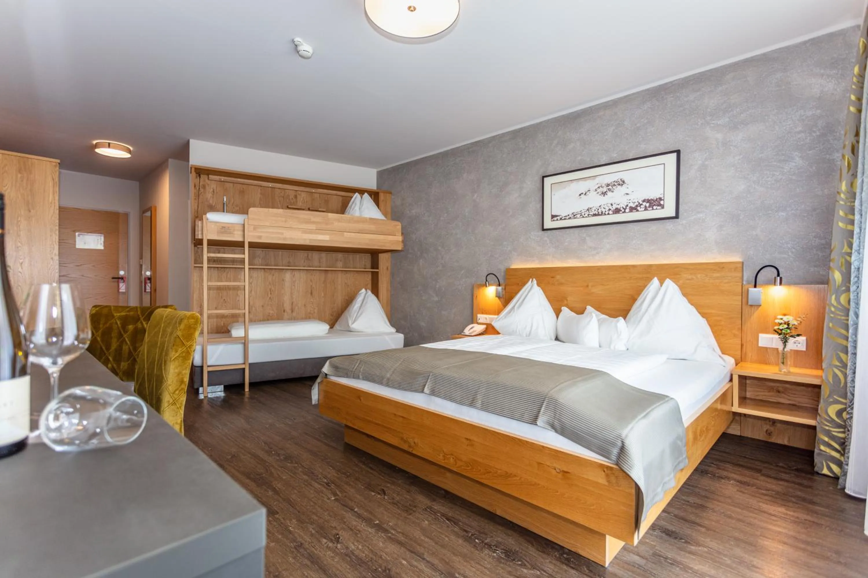 Bed in Hotel Almrausch