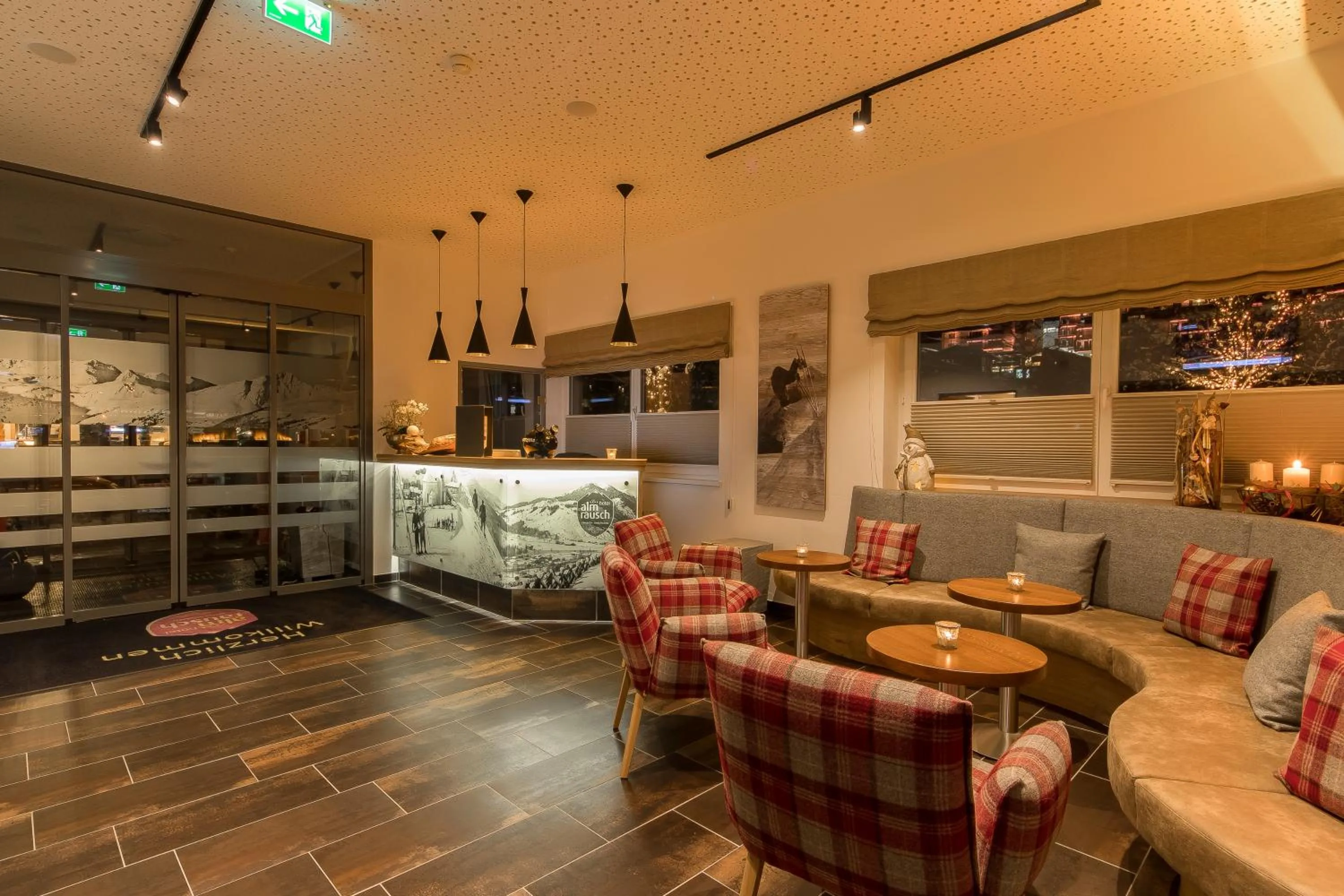 Lounge or bar in Hotel Almrausch