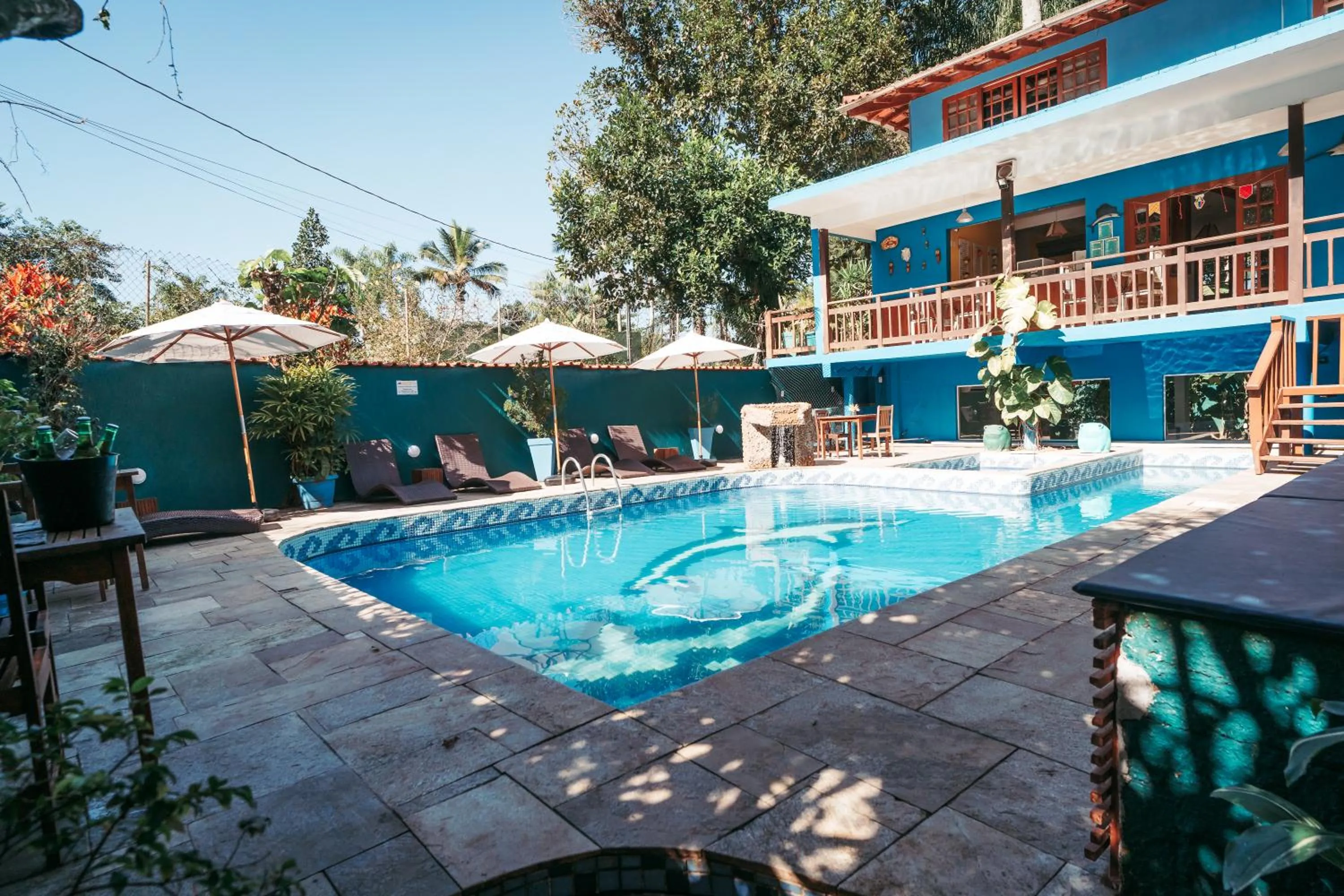 Swimming pool in Pousada Villa Atlântica