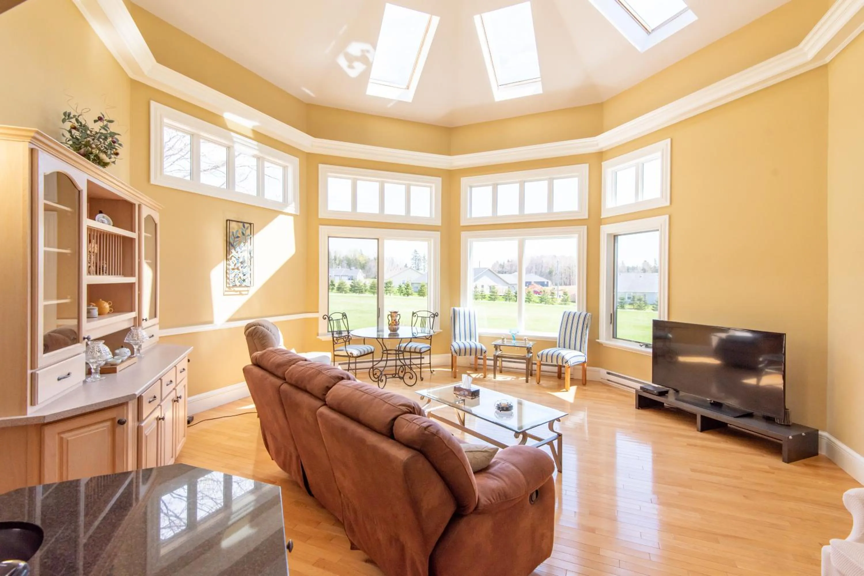 Seating area in Chez Nous