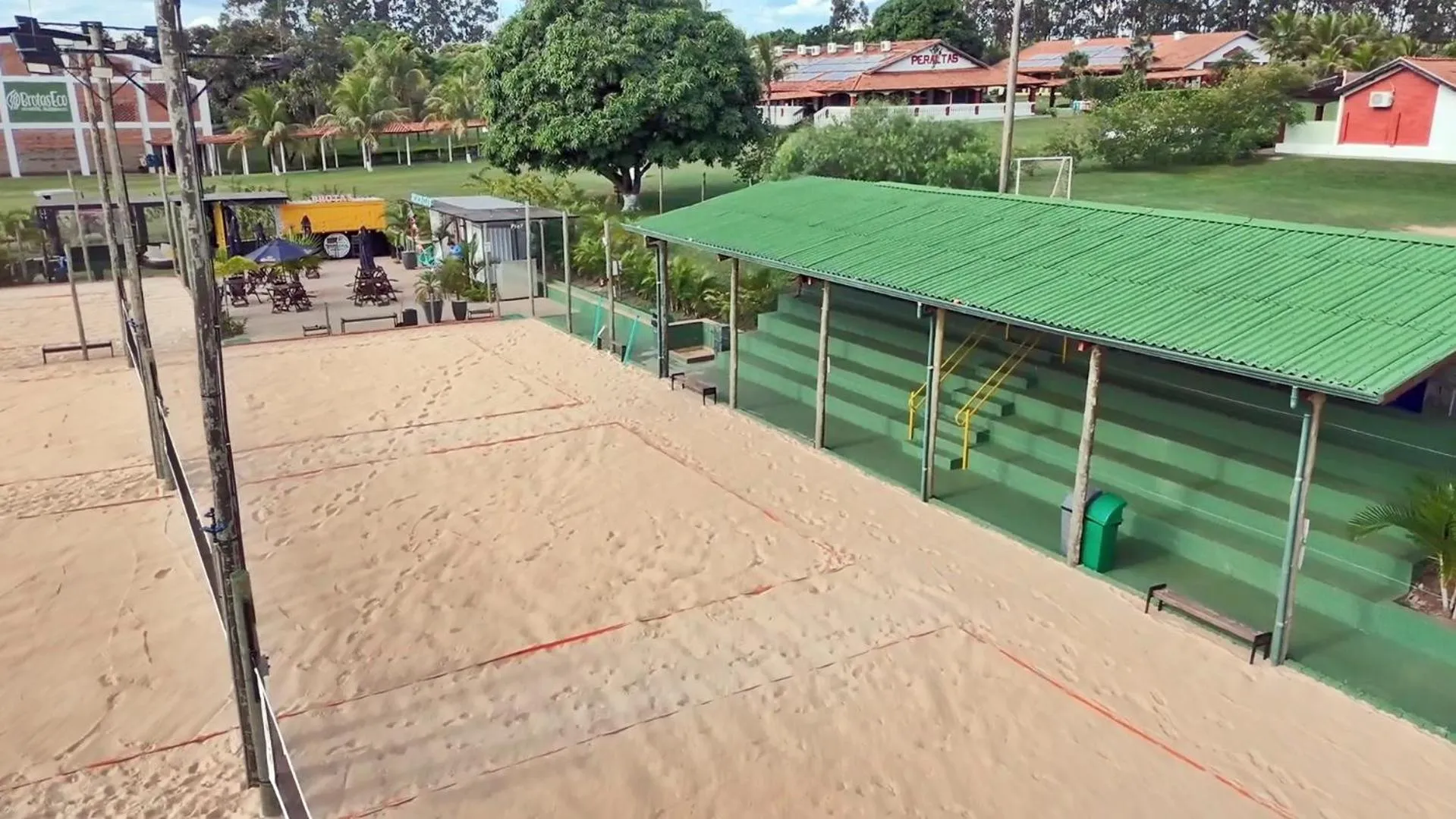 Tennis court in Brotas Eco Hotel Fazenda