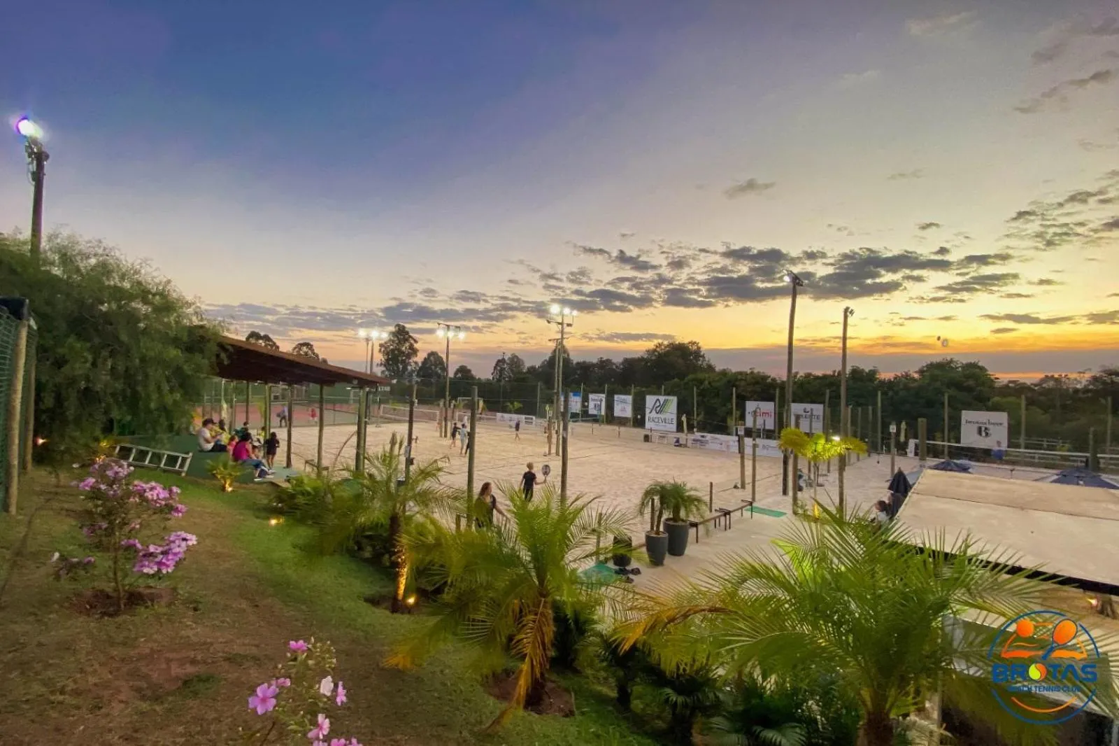Tennis court in Brotas Eco Hotel Fazenda