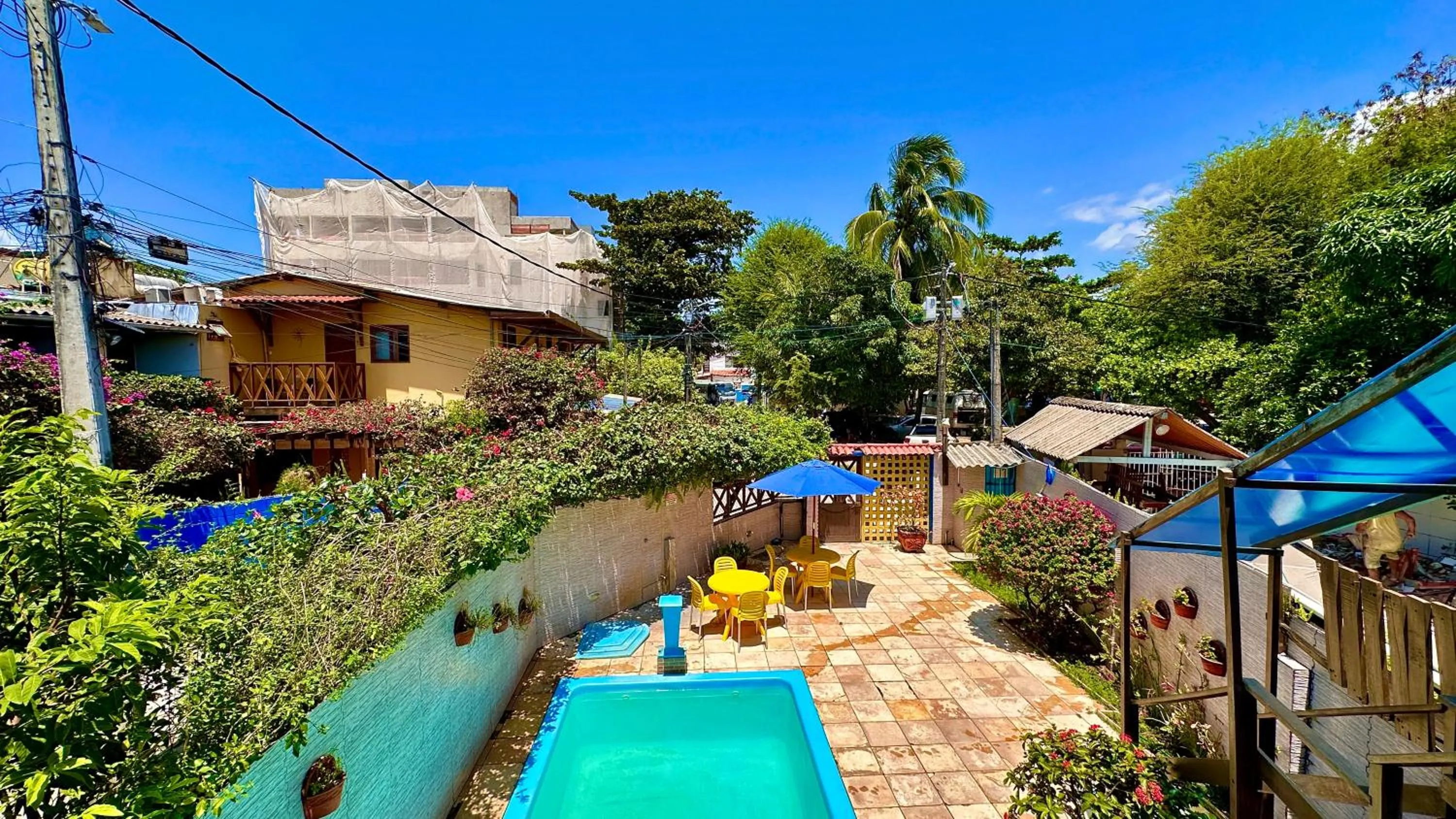 Swimming pool in Paranambuca Pousada