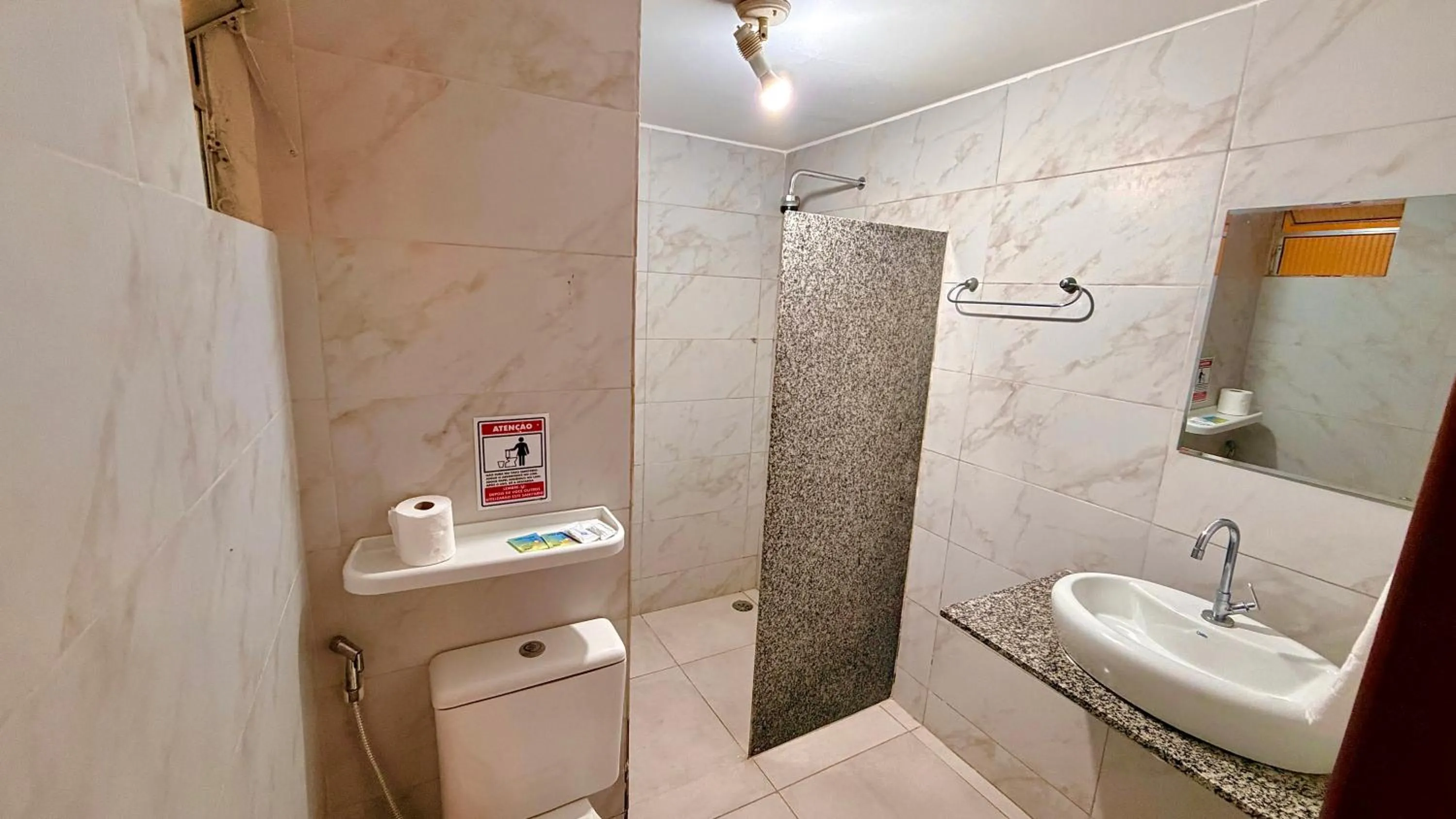 Shower in Paranambuca Pousada