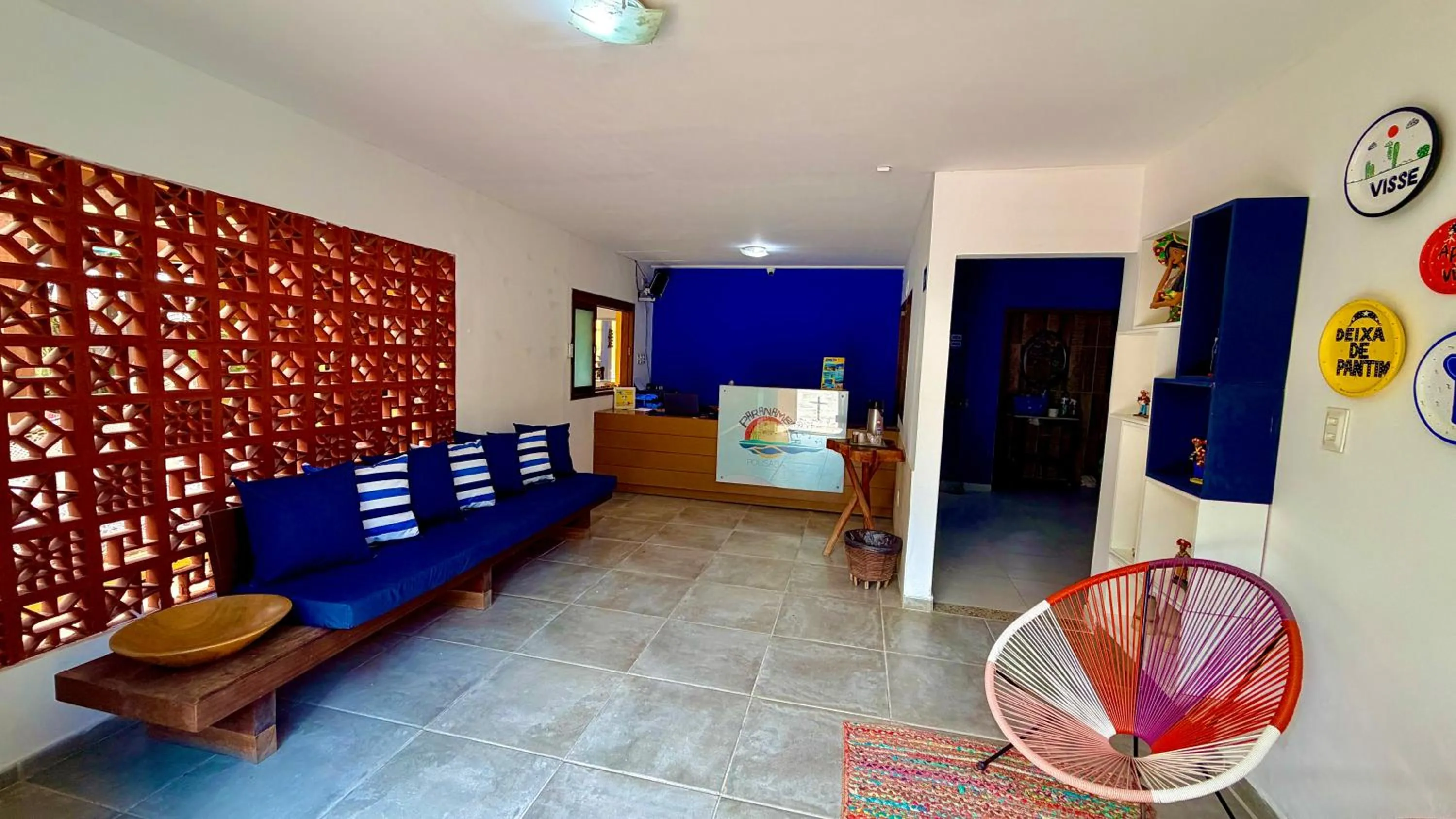 Lobby or reception in Paranambuca Pousada