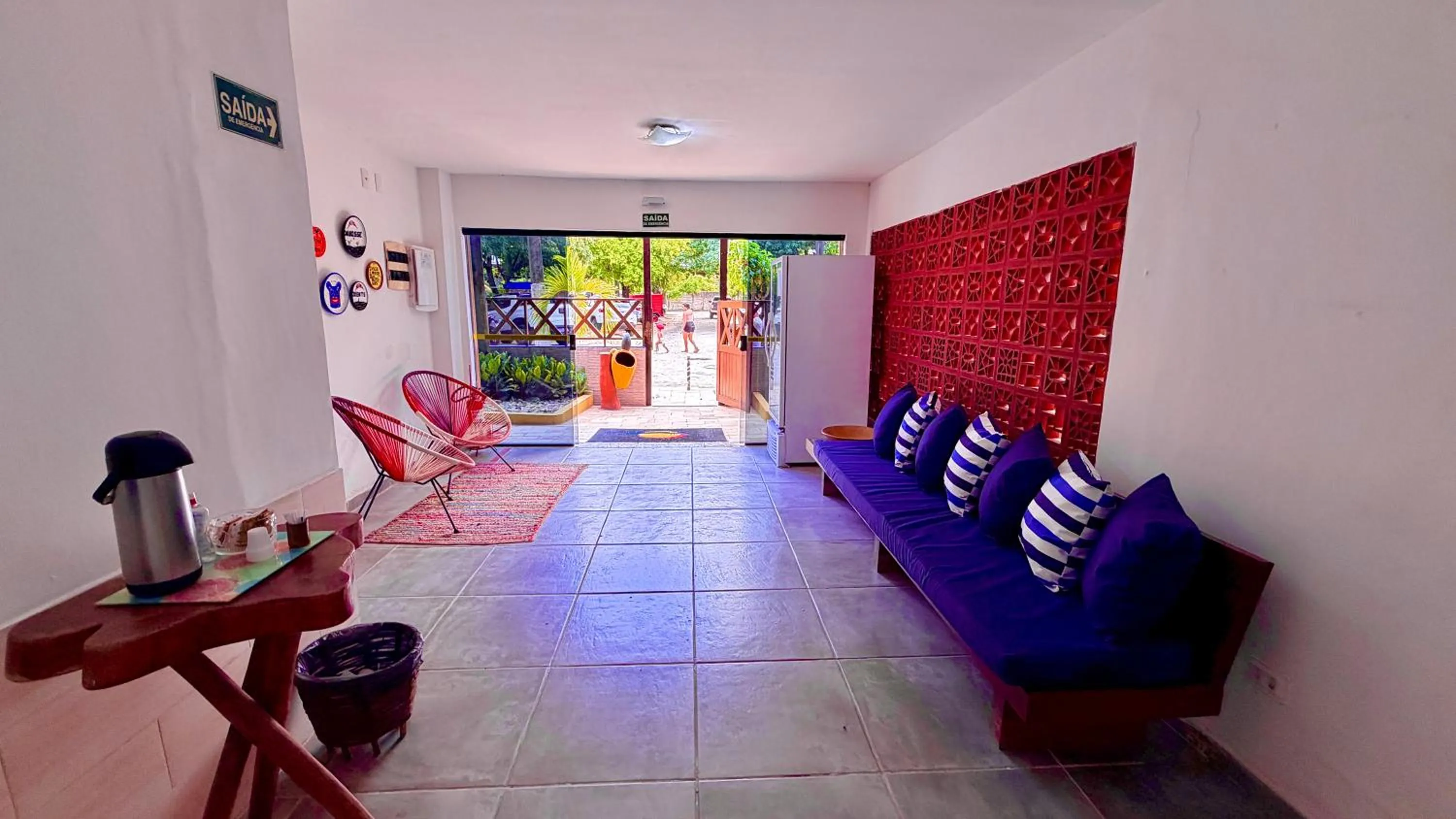 Lobby or reception in Paranambuca Pousada