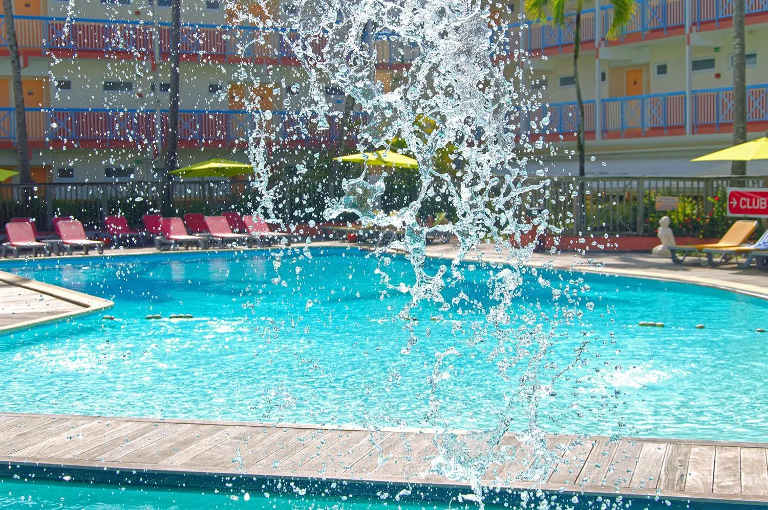 Pool view in Carayou Hotel & Spa
