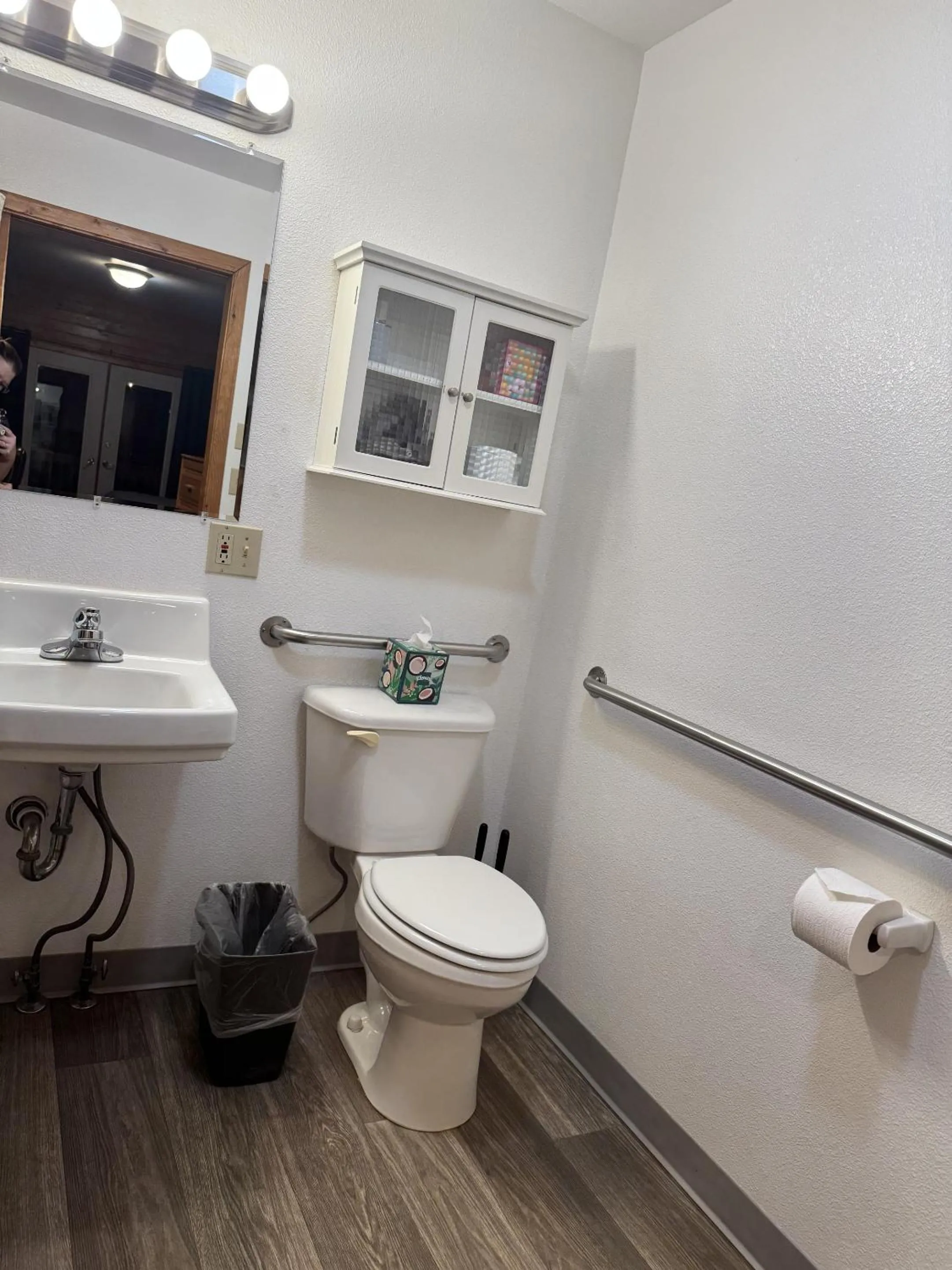Bathroom in Susitna River Lodging, Suites