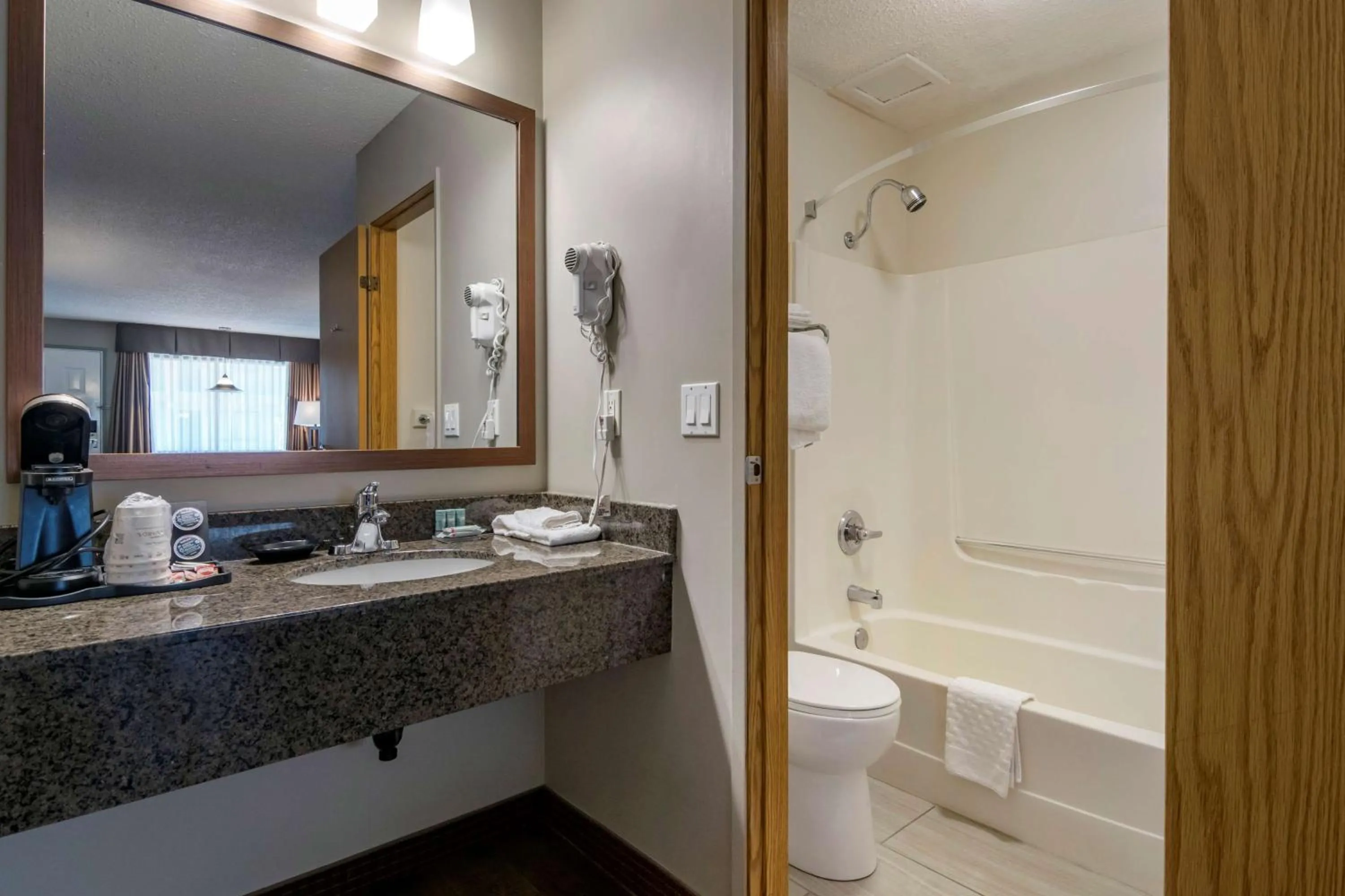 Bathroom in SureStay Plus Hotel by Best Western Salmon Arm