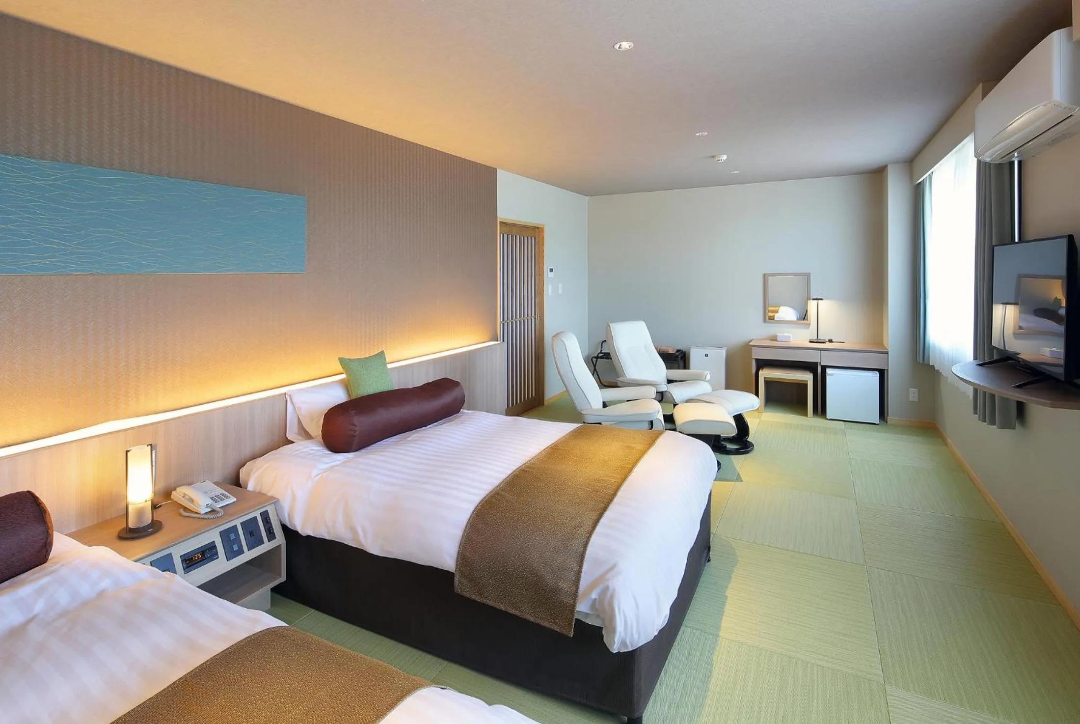 Bed in Aso Hakuun Sanso