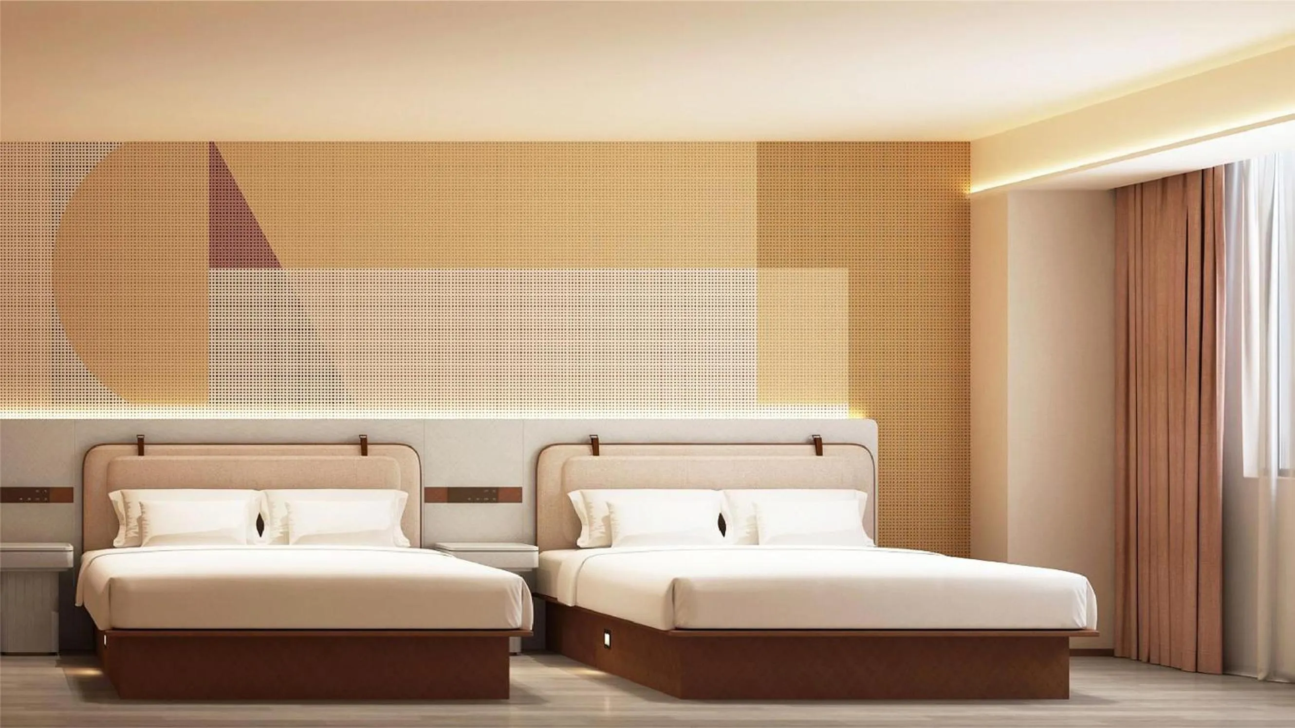 Bed in Dorsett Wuhan