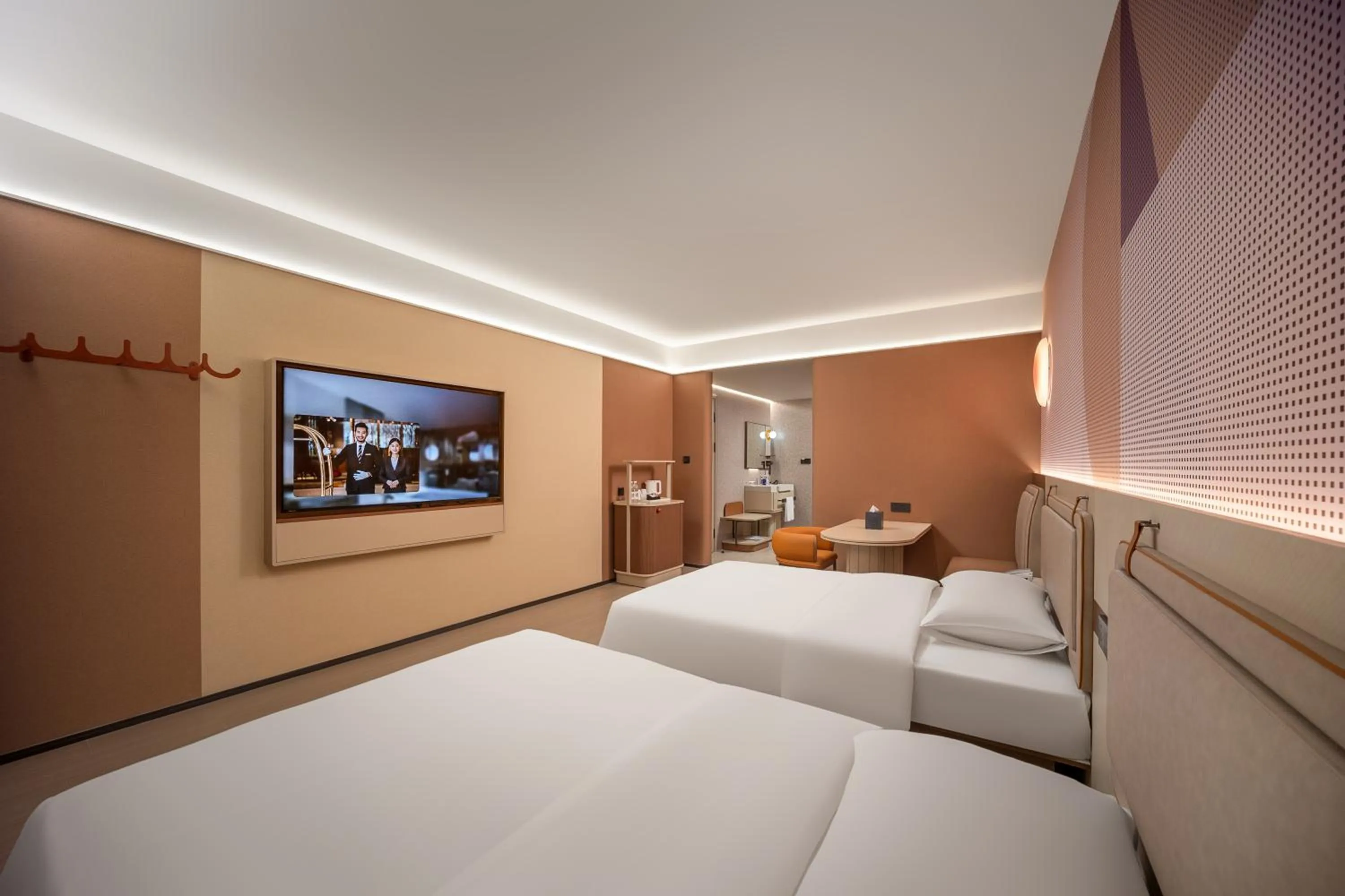 Bed in Dorsett Wuhan