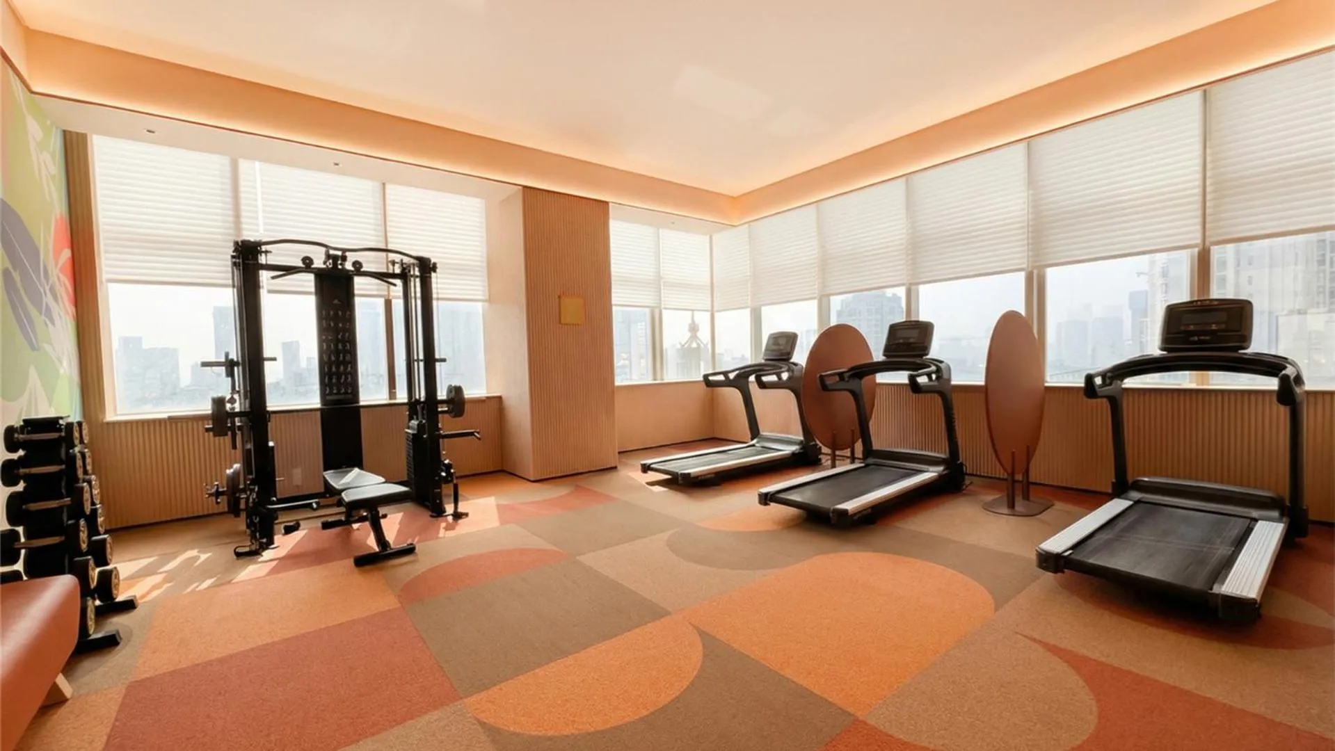 Fitness centre/facilities in Dorsett Wuhan