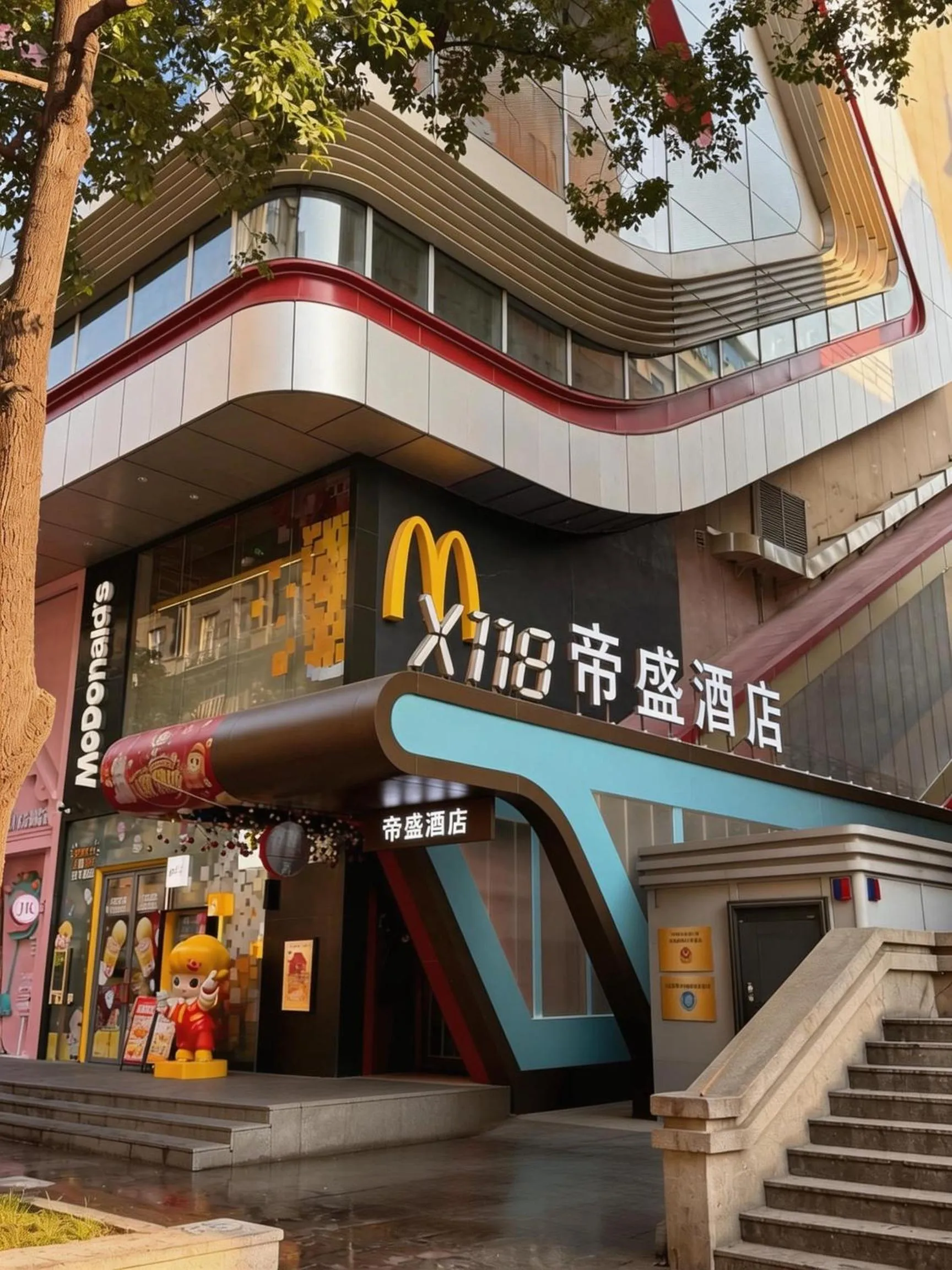 Property building in Dorsett Wuhan