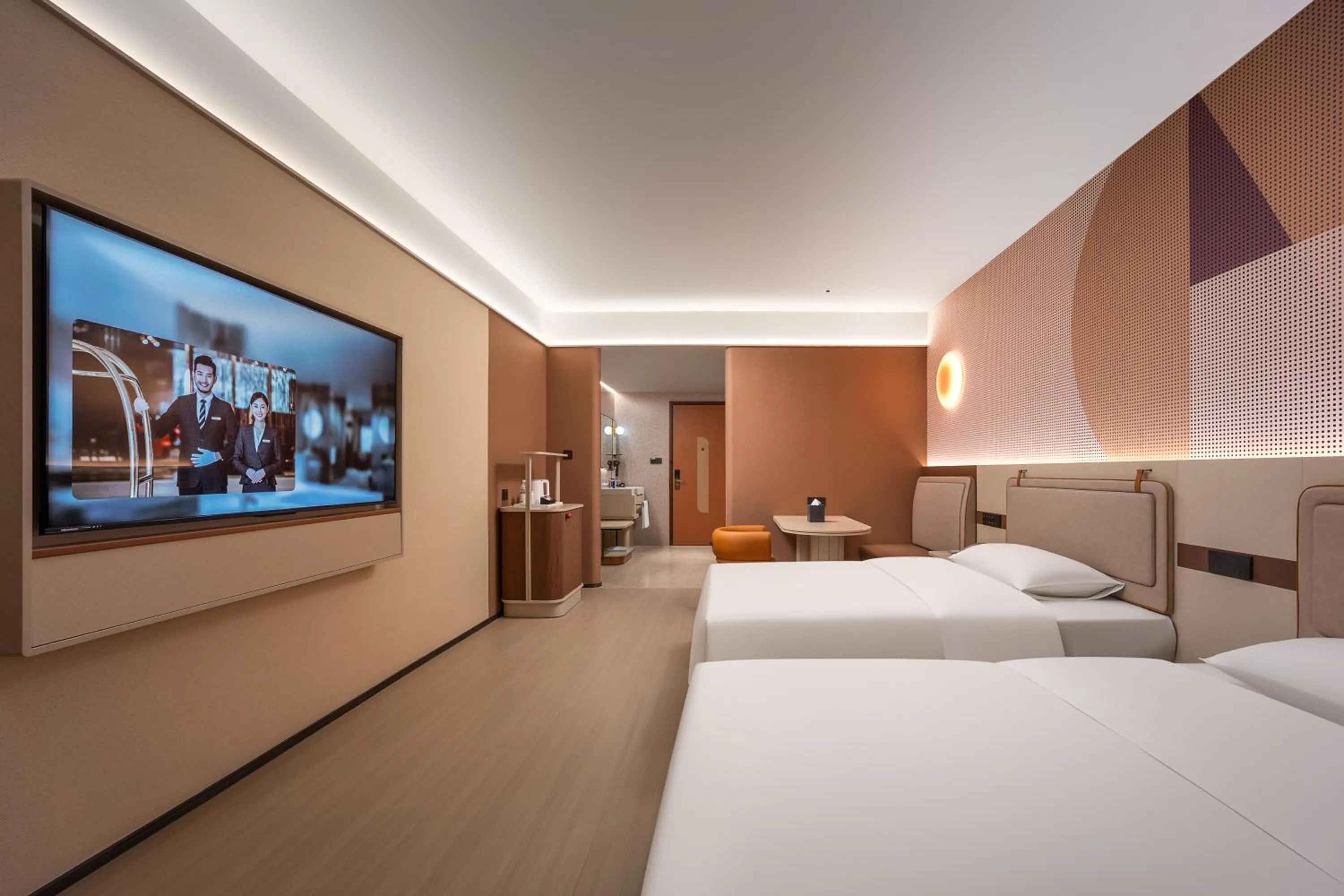 Bed in Dorsett Wuhan