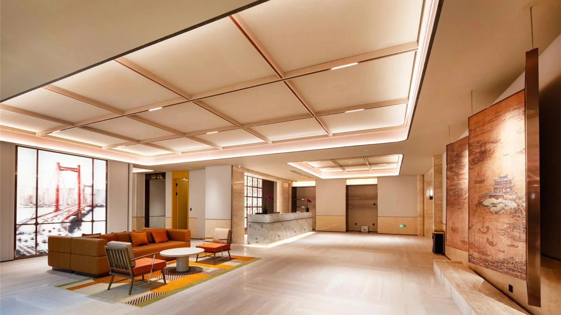 Lounge or bar in Dorsett Wuhan