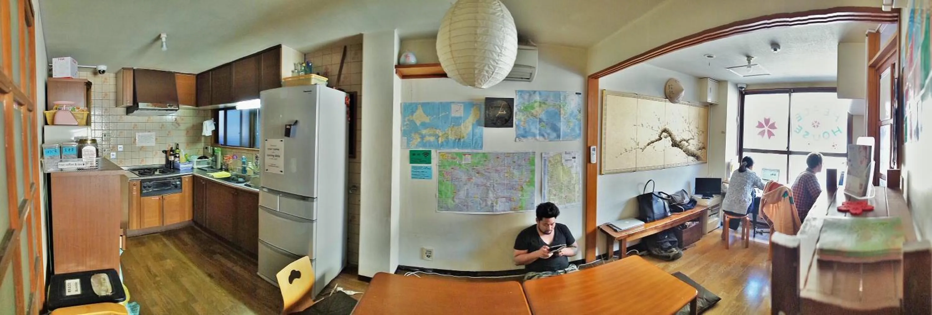 Communal lounge/ TV room in Peace House Sakura