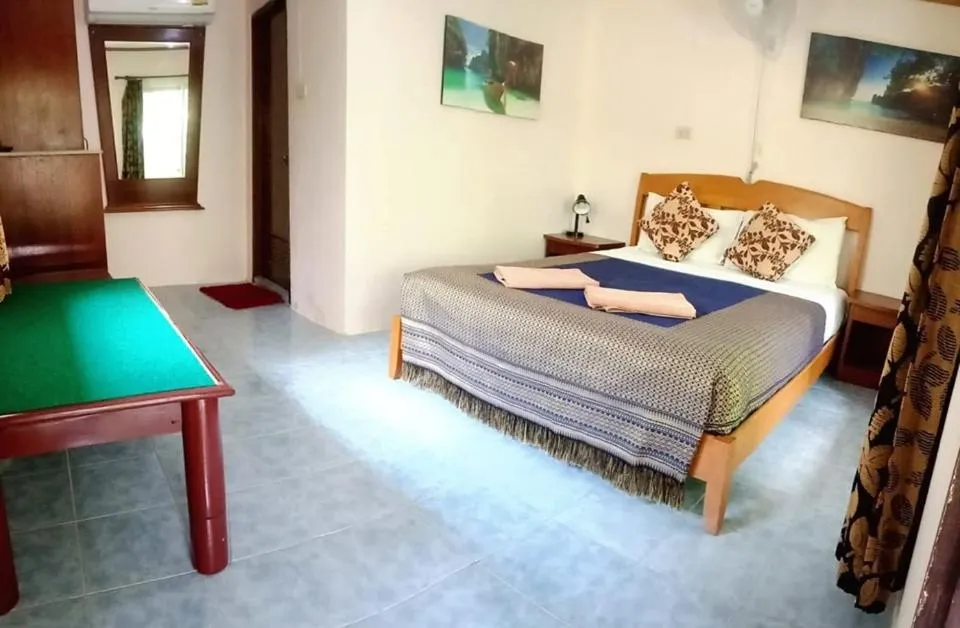 Bed in Anawin Bungalows