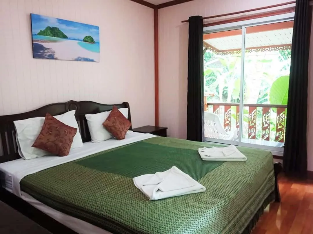 Bed in Anawin Bungalows